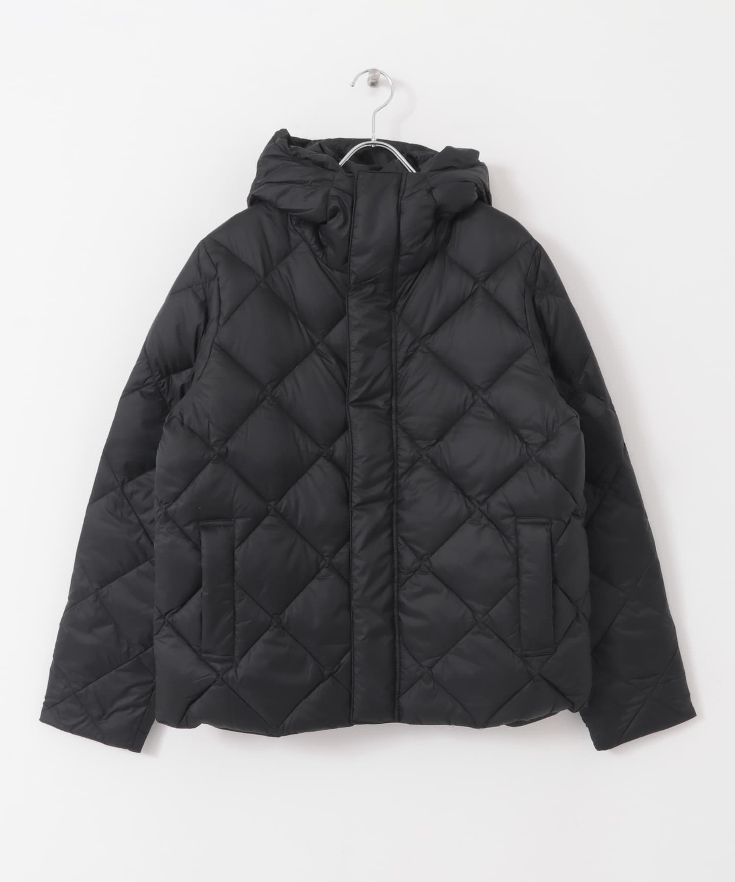 TAION　PACKABLE HOOD DOWN JACKET BLK M