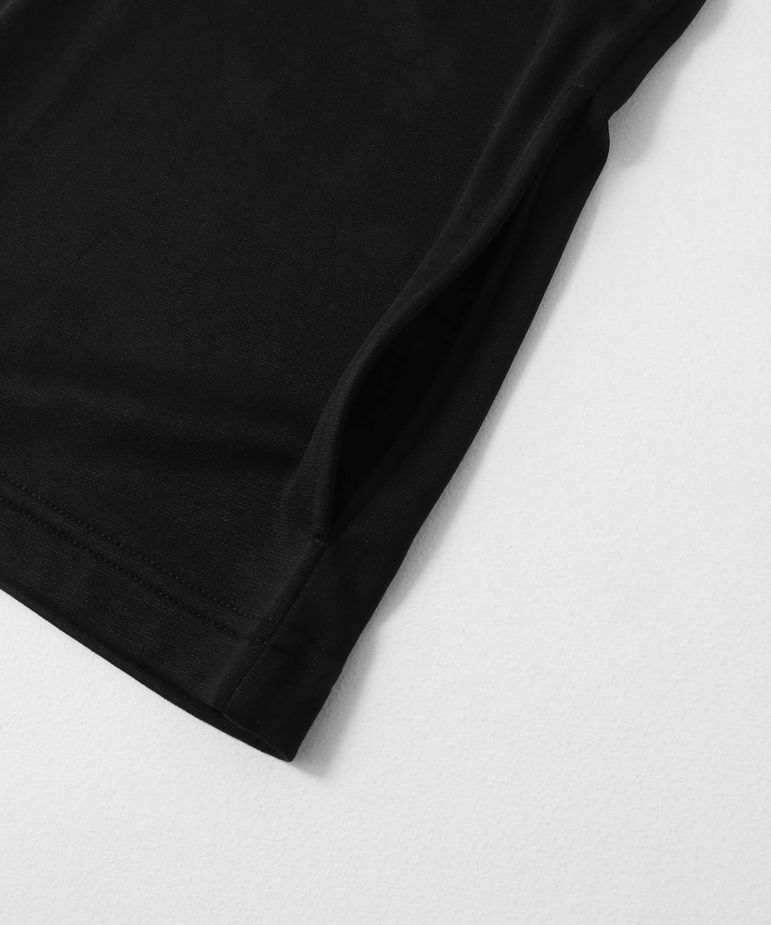 カットソーカーディガン+半袖Tシャツ 2セット BLK M