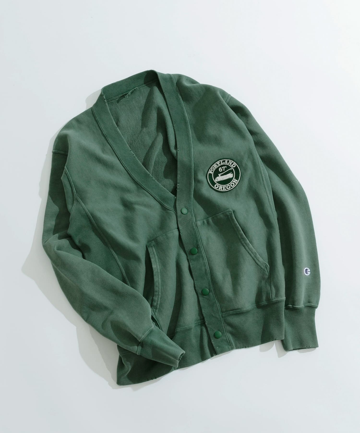 Champion　RW Sweat Cardigan Z014 GRN M