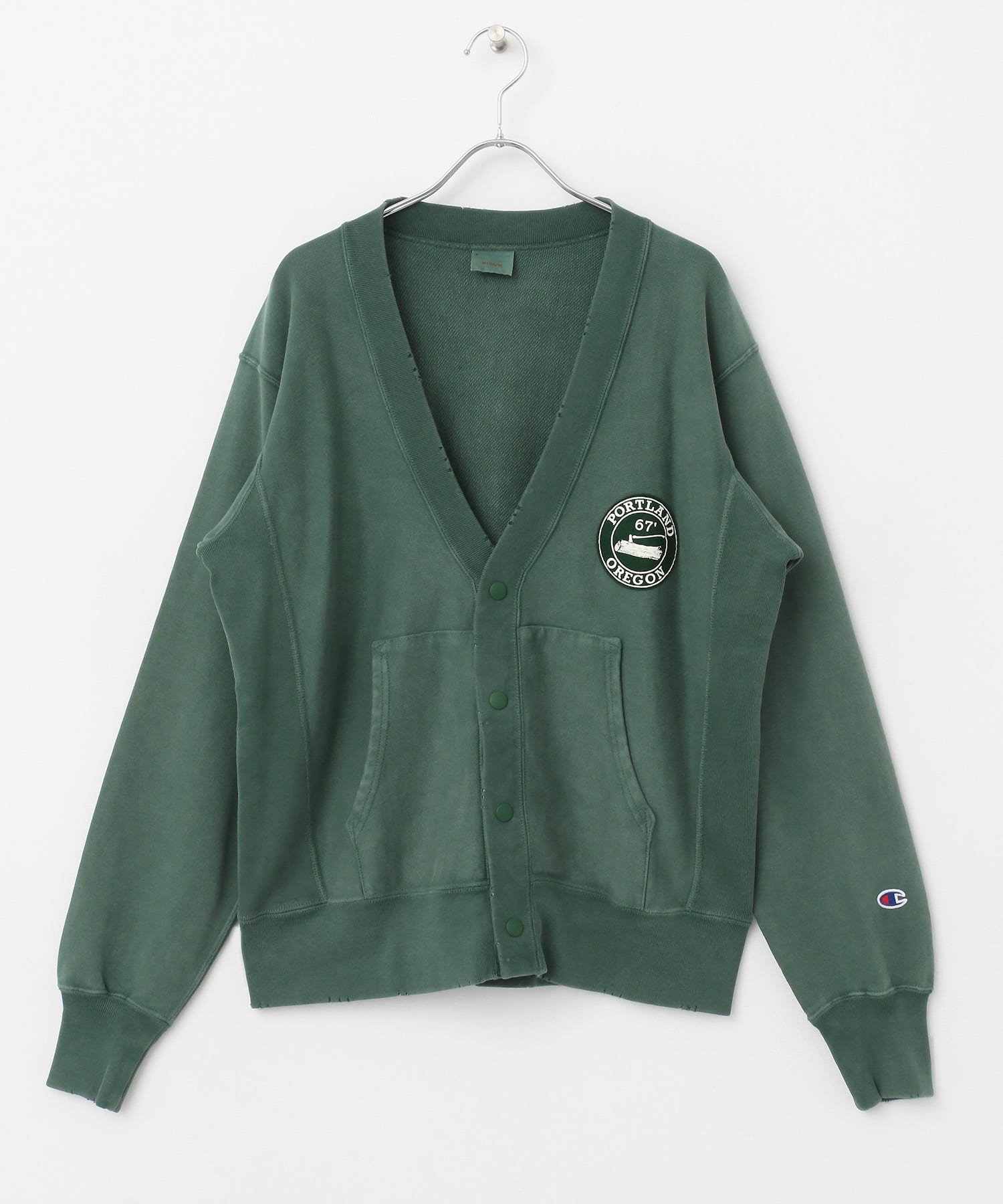 Champion　RW Sweat Cardigan Z014 GRN M