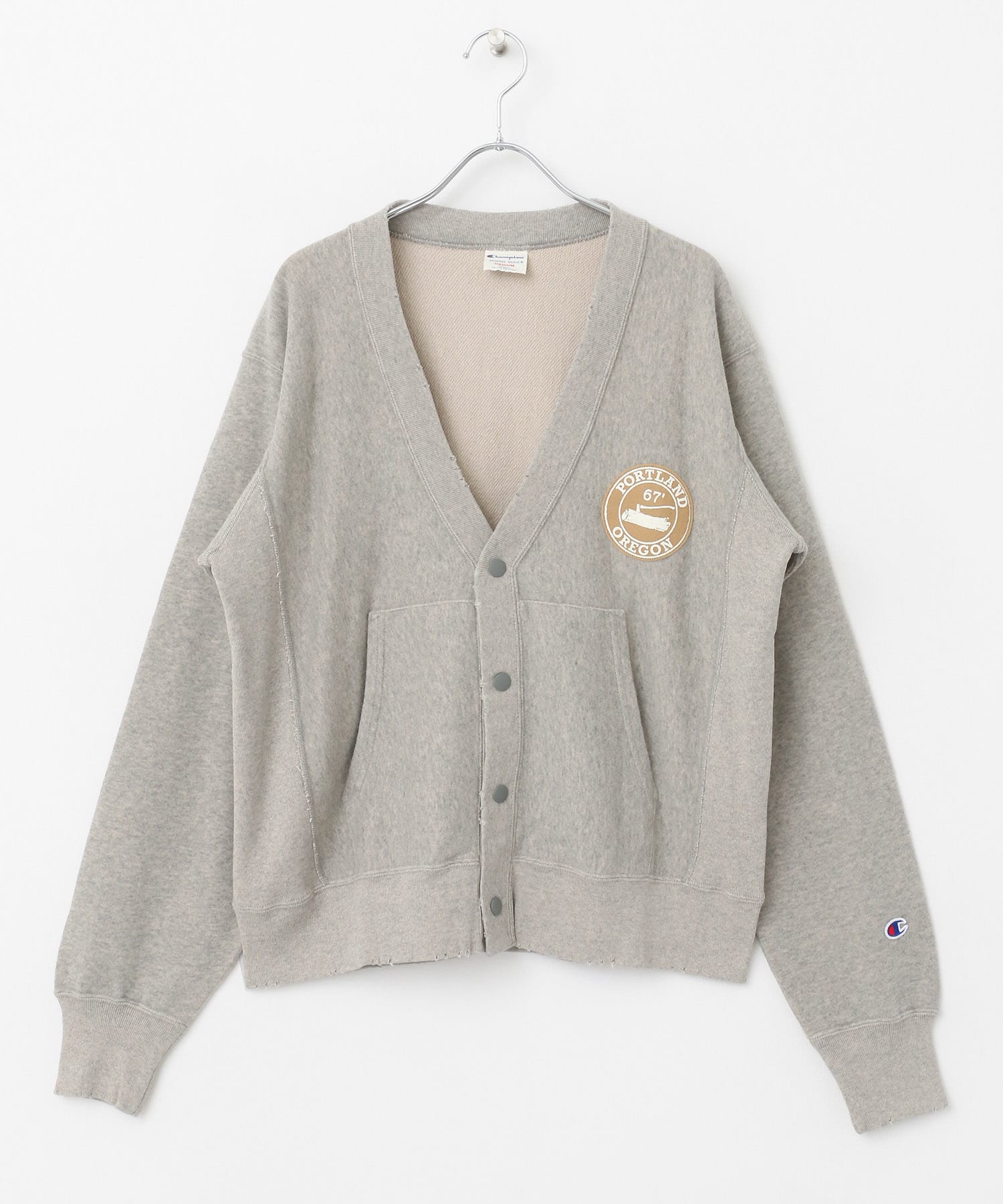 Champion　RW Sweat Cardigan Z014 GRY M