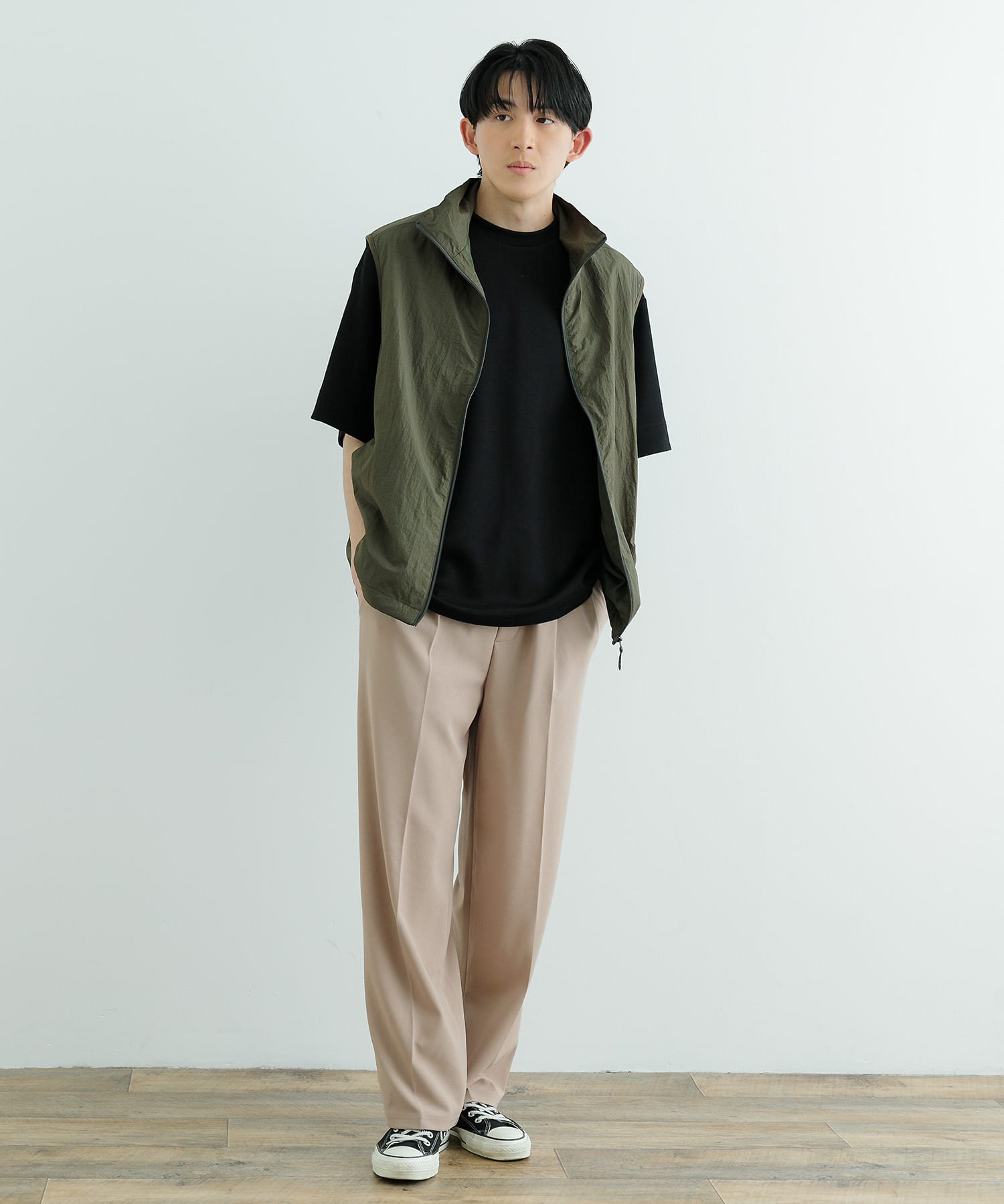 身長：180cm サイズ：L
