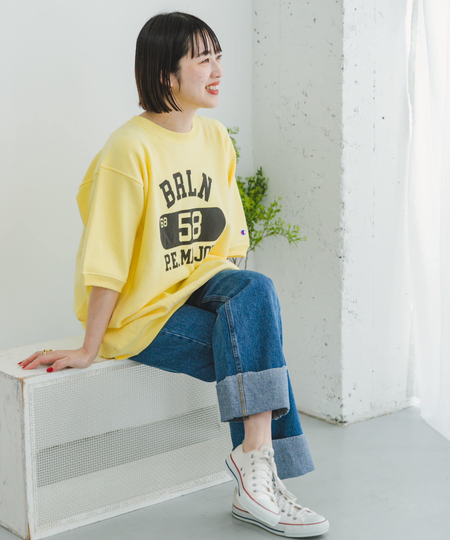 身長：158cm サイズ：L