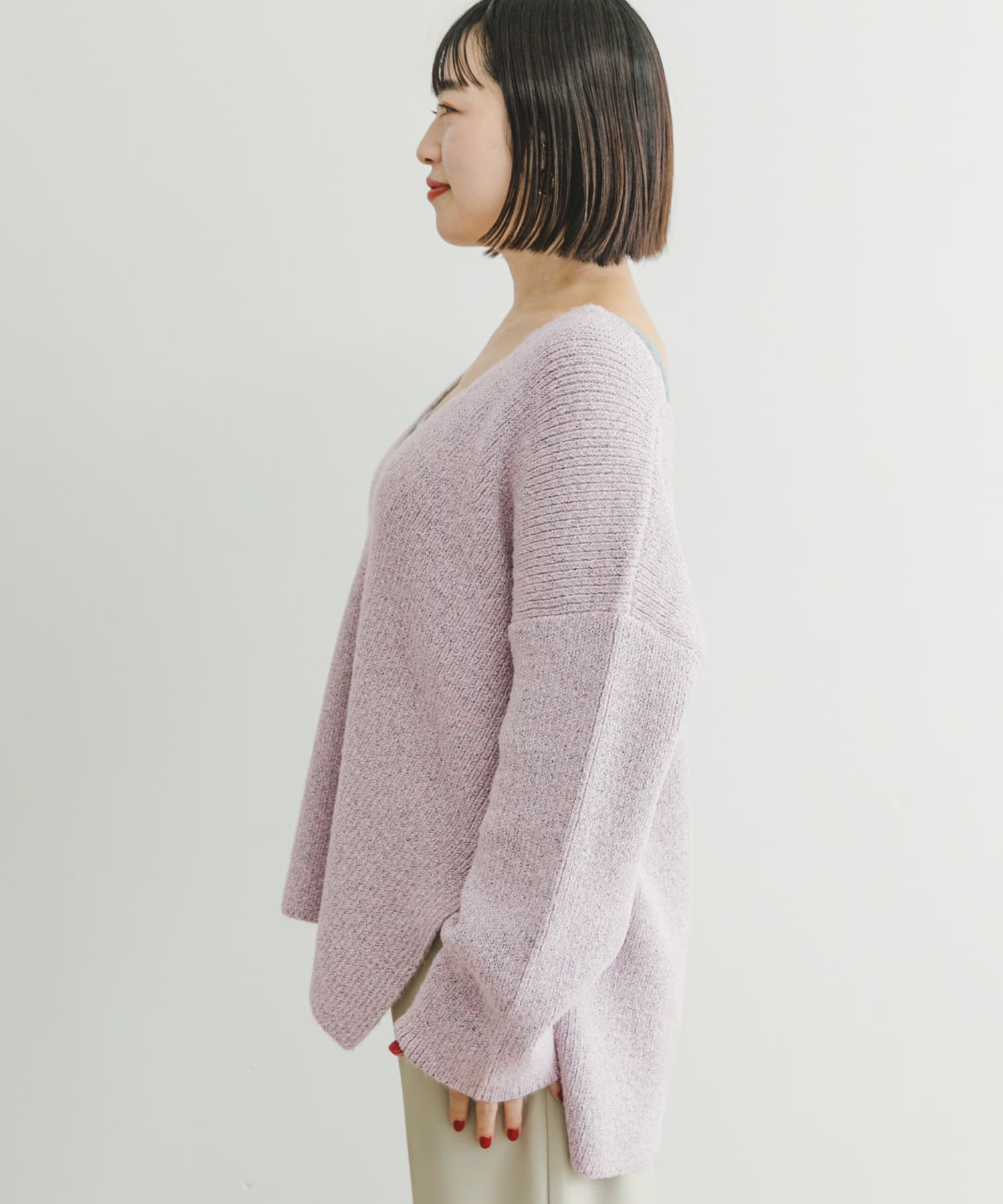 極美品 DRIES VAN NOTEN アーガイル アルパカ ニット セーター org.jpg