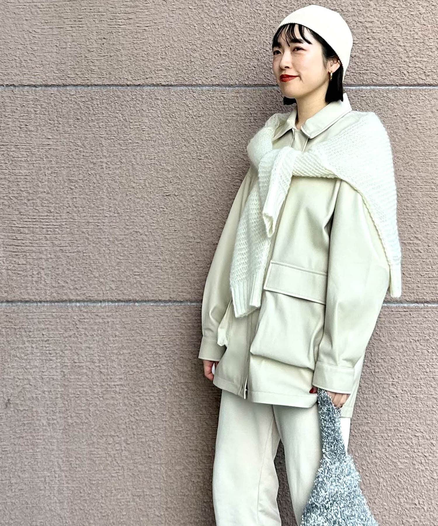 [新品] ♡ URBAN RESEARCH ♡ レザーライダースジャケット フェイクレザージャケット(FREE L.BEG): アウター｜URBAN