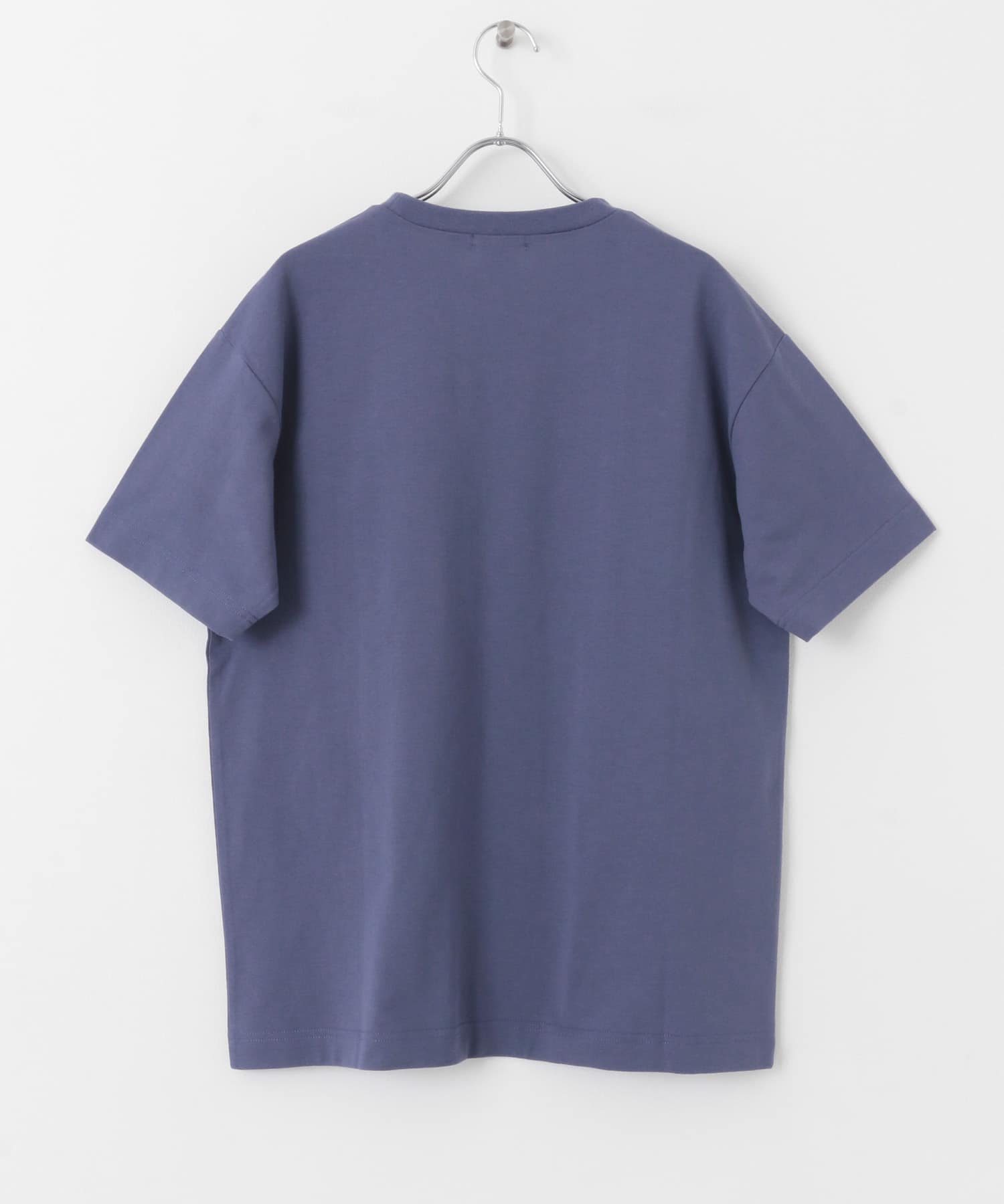 『吸水速乾/イージーケア/UVカット』高機能TC天竺 ポケットTシャツ BLU M