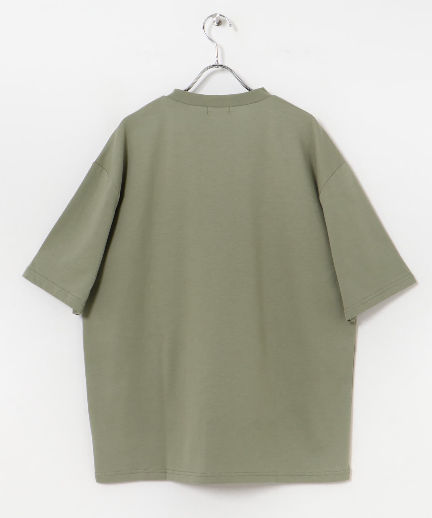 『吸水速乾』裏メッシュ 高機能 クルーネックTシャツ SAGE M