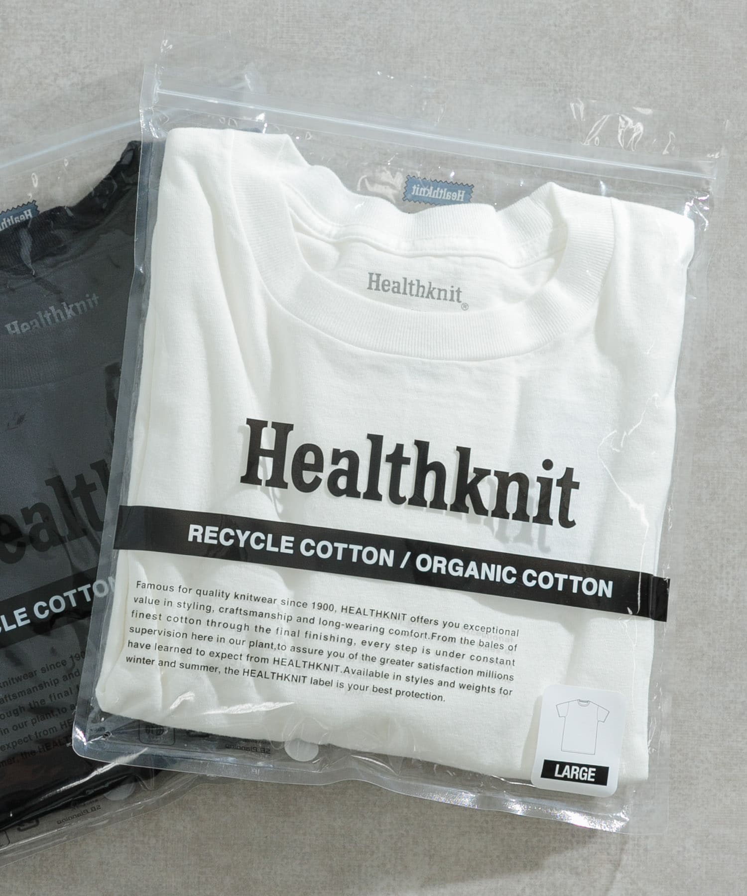 Healthknit　Made In Japan 1-Pack T-Shirts WHT S