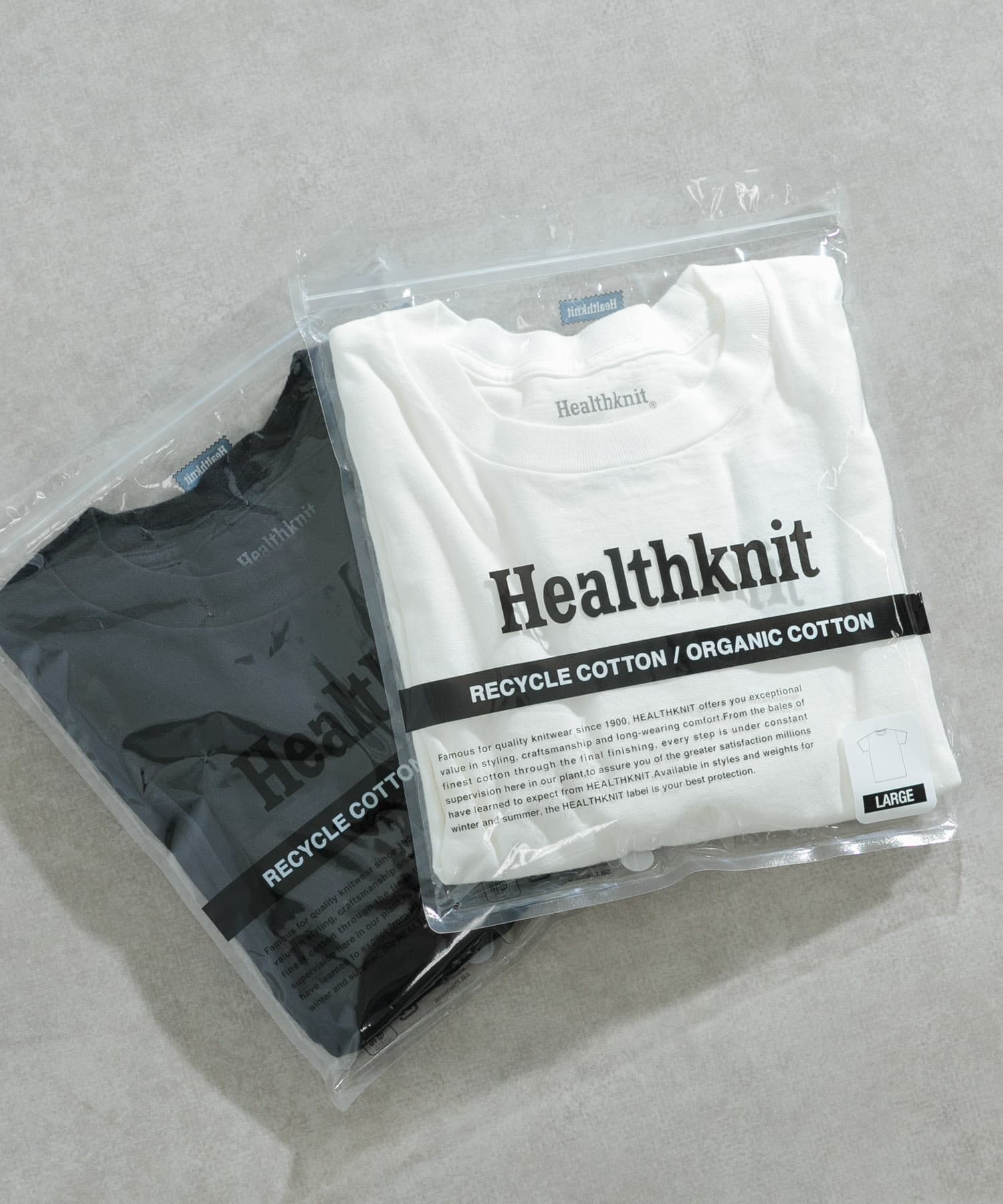 Healthknit　Made In Japan 1-Pack T-Shirts BLK S