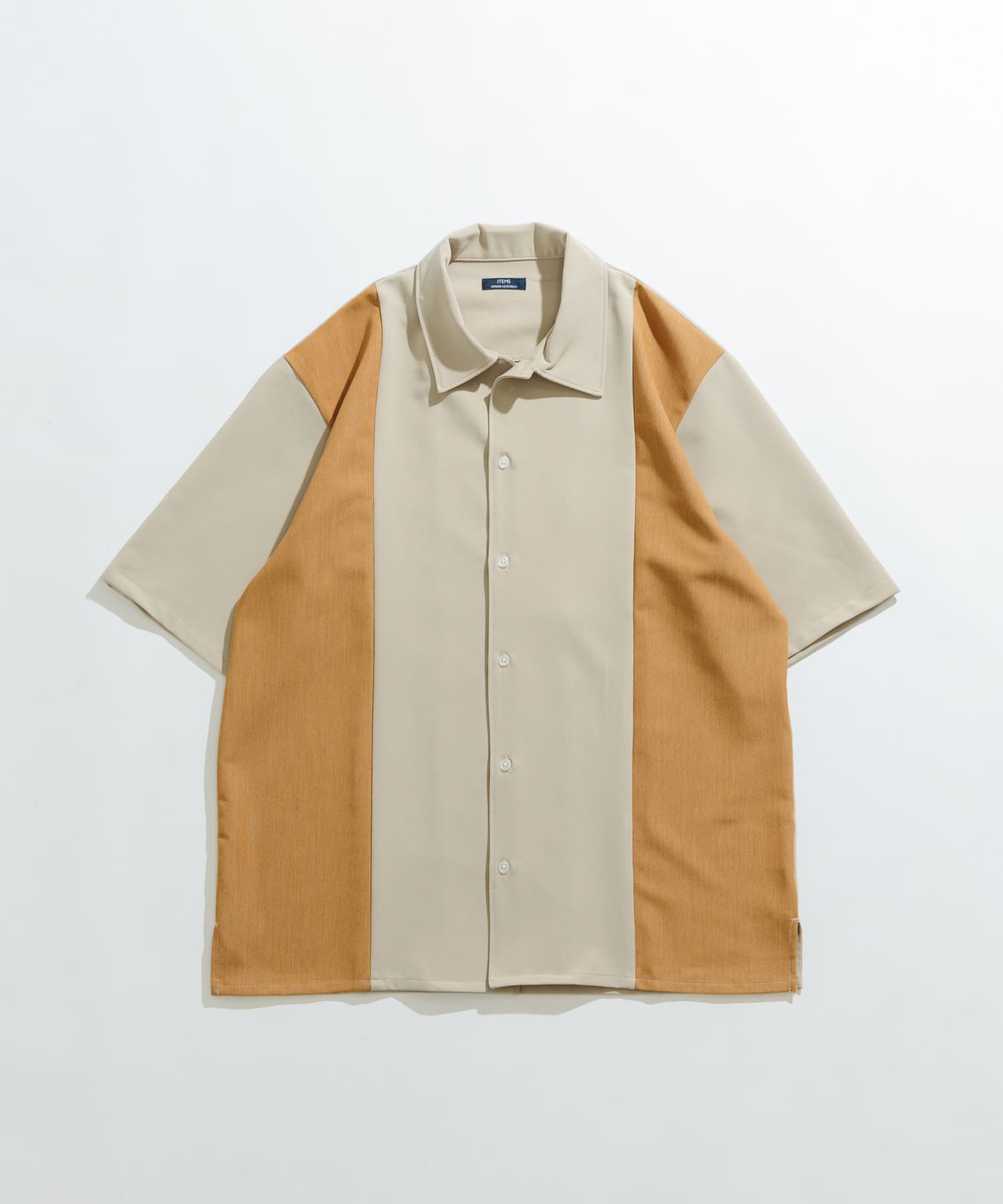 接触冷感TRストレッチ切替半袖シャツ