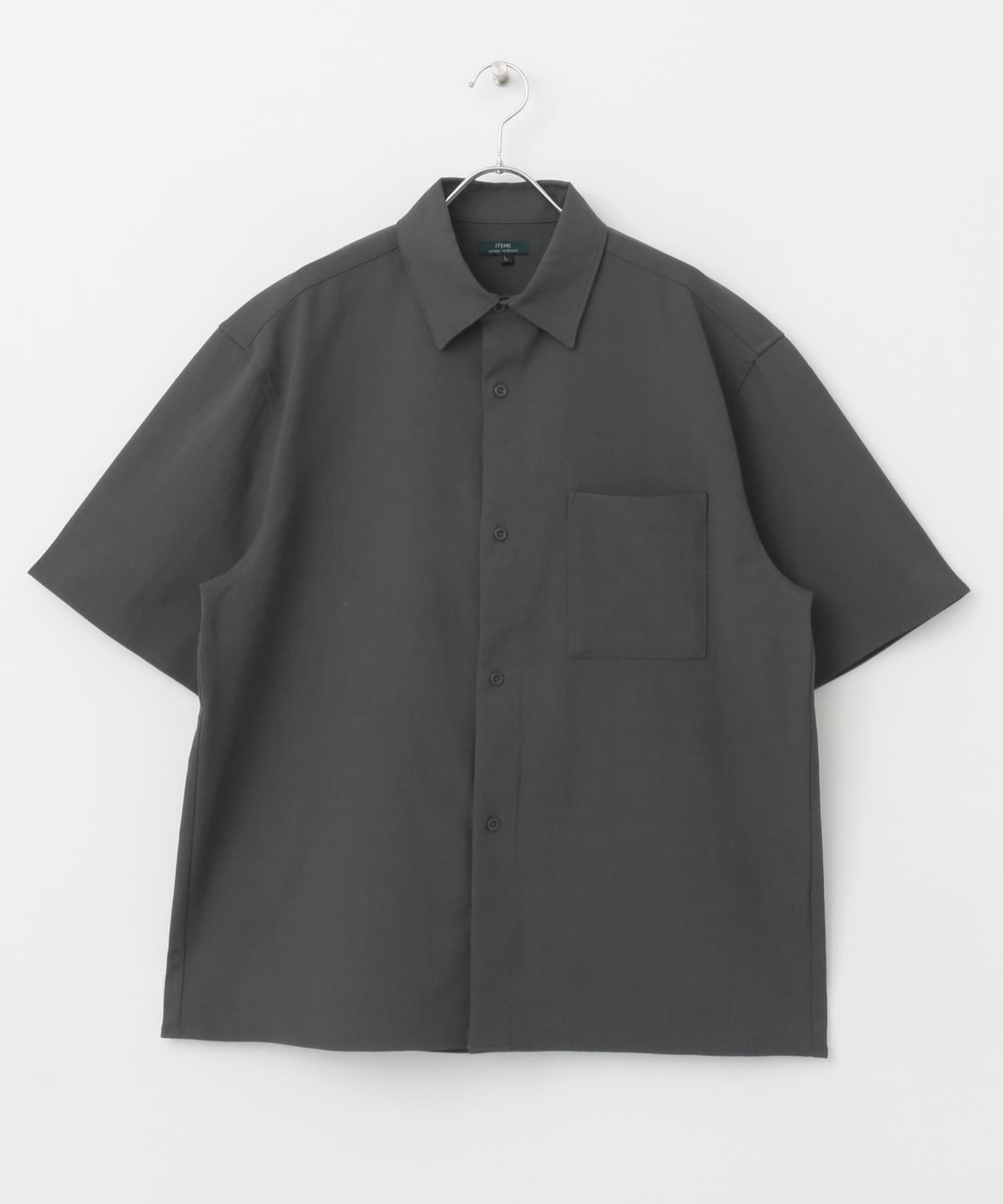 ドライタッチ レギュラーカラー 半袖シャツ CHA M