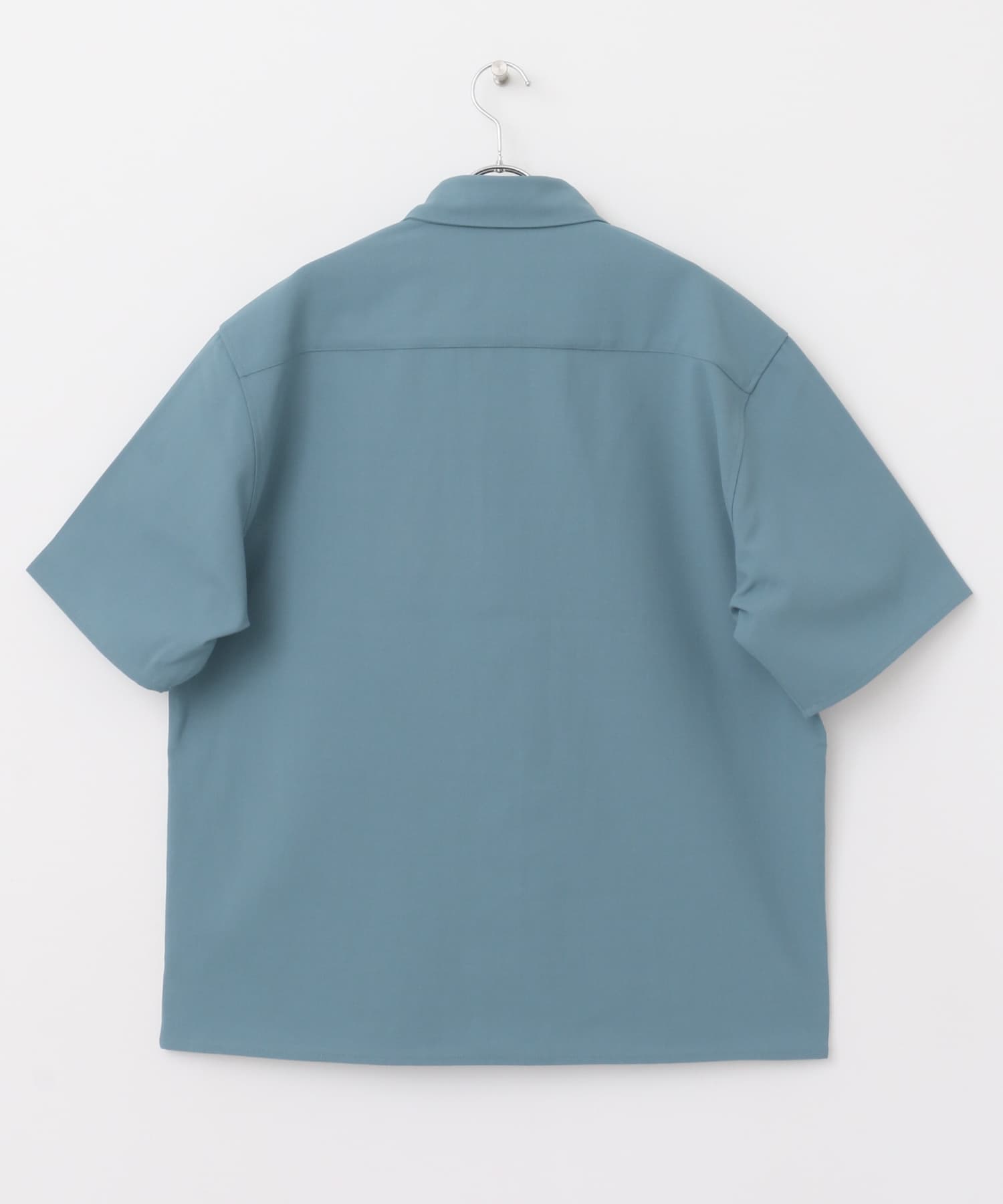 ドライタッチ レギュラーカラー 半袖シャツ BLU M