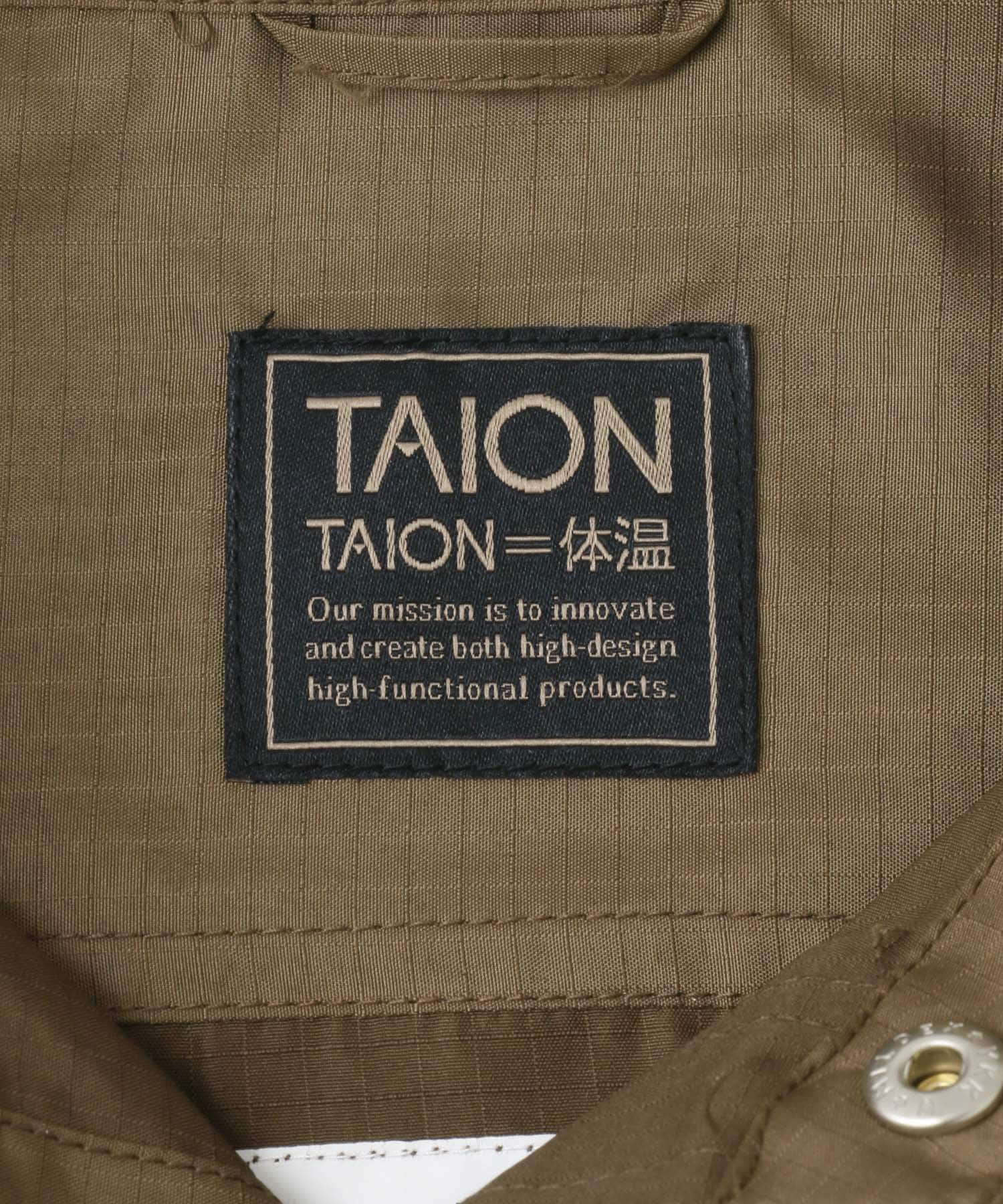 TAION　Military Half Sleeve Shirts L.BRN M
