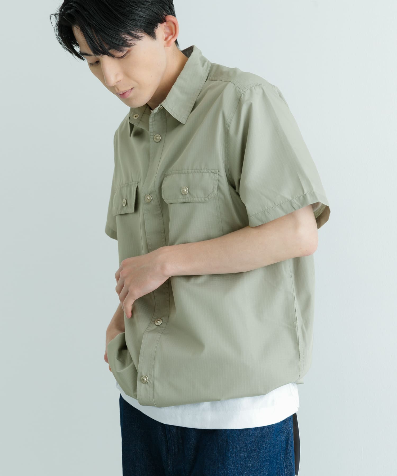 TAION　Military Half Sleeve Shirts