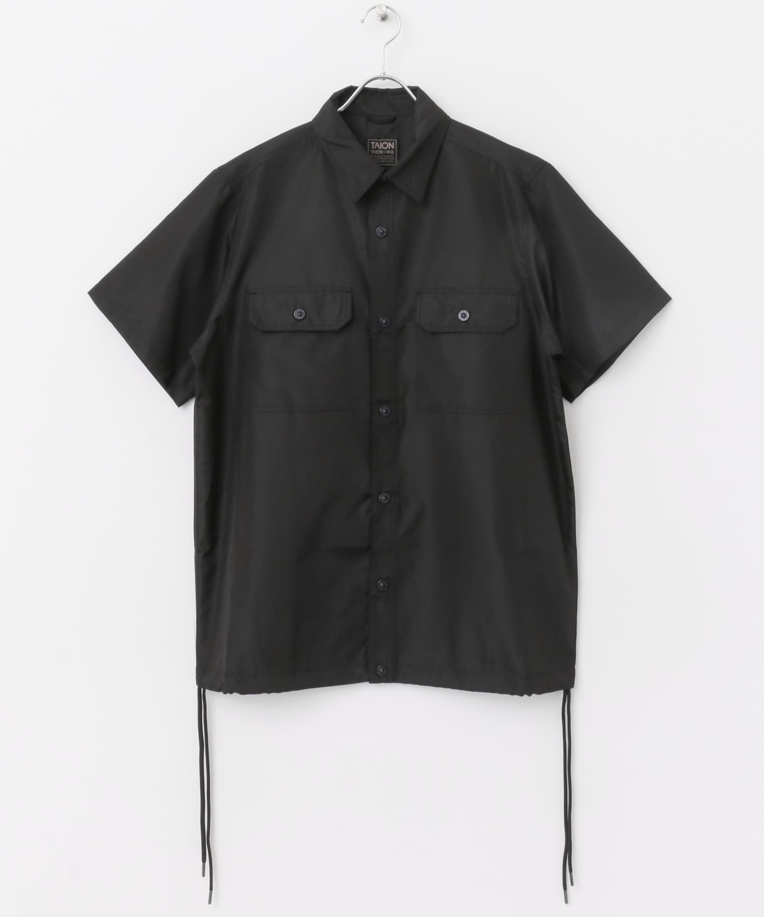 TAION　Military Half Sleeve Shirts BLK M