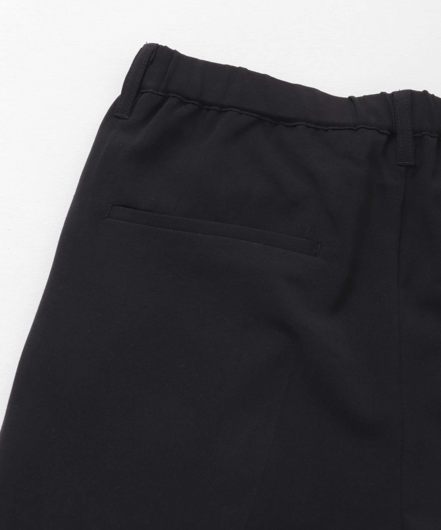 『セットアップ対応』ウォッシャブル×クールタッチTRテーパードパンツ BLK S
