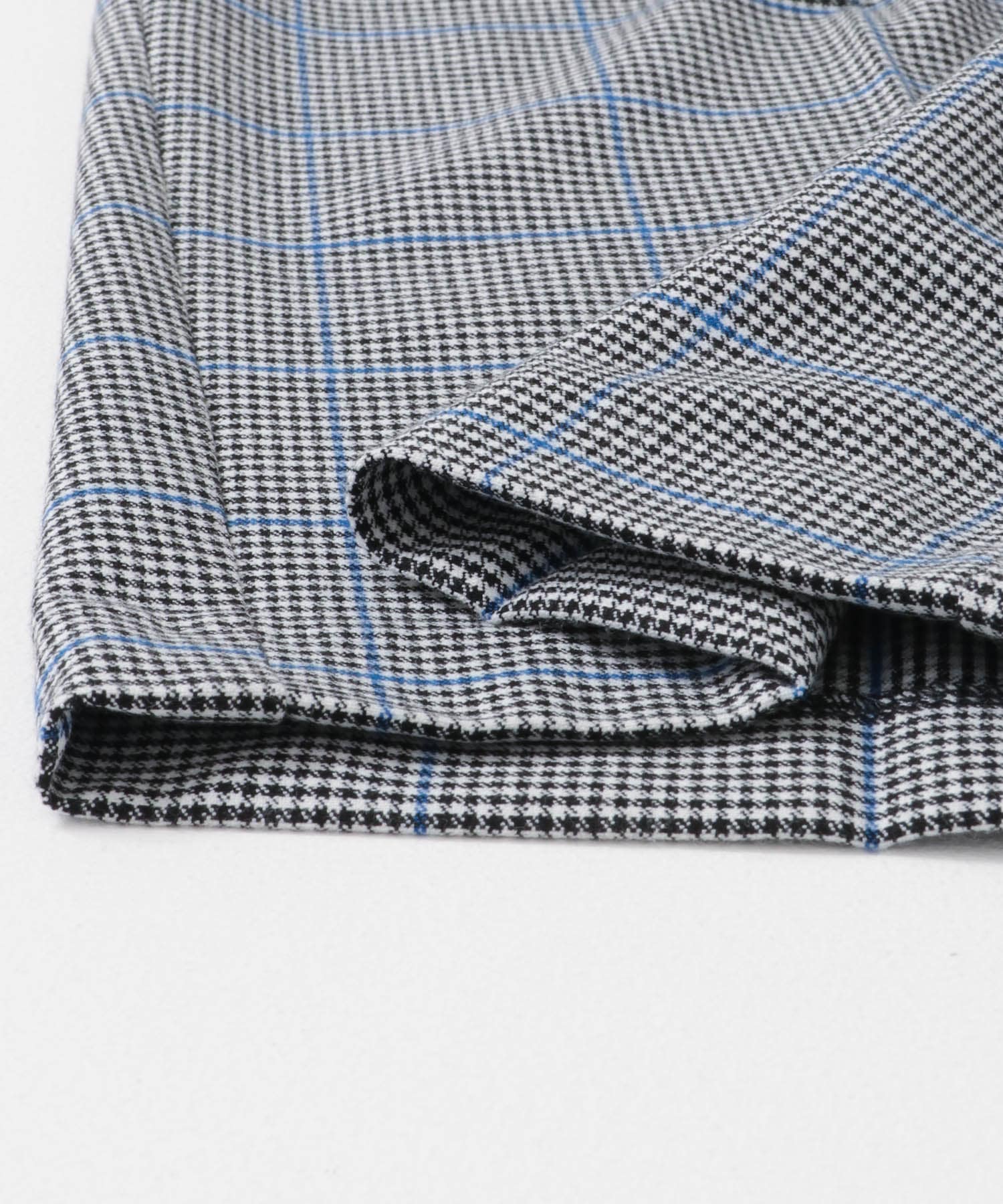 『セットアップ対応』ウォッシャブル×クールタッチTRストレートパンツ CHK M