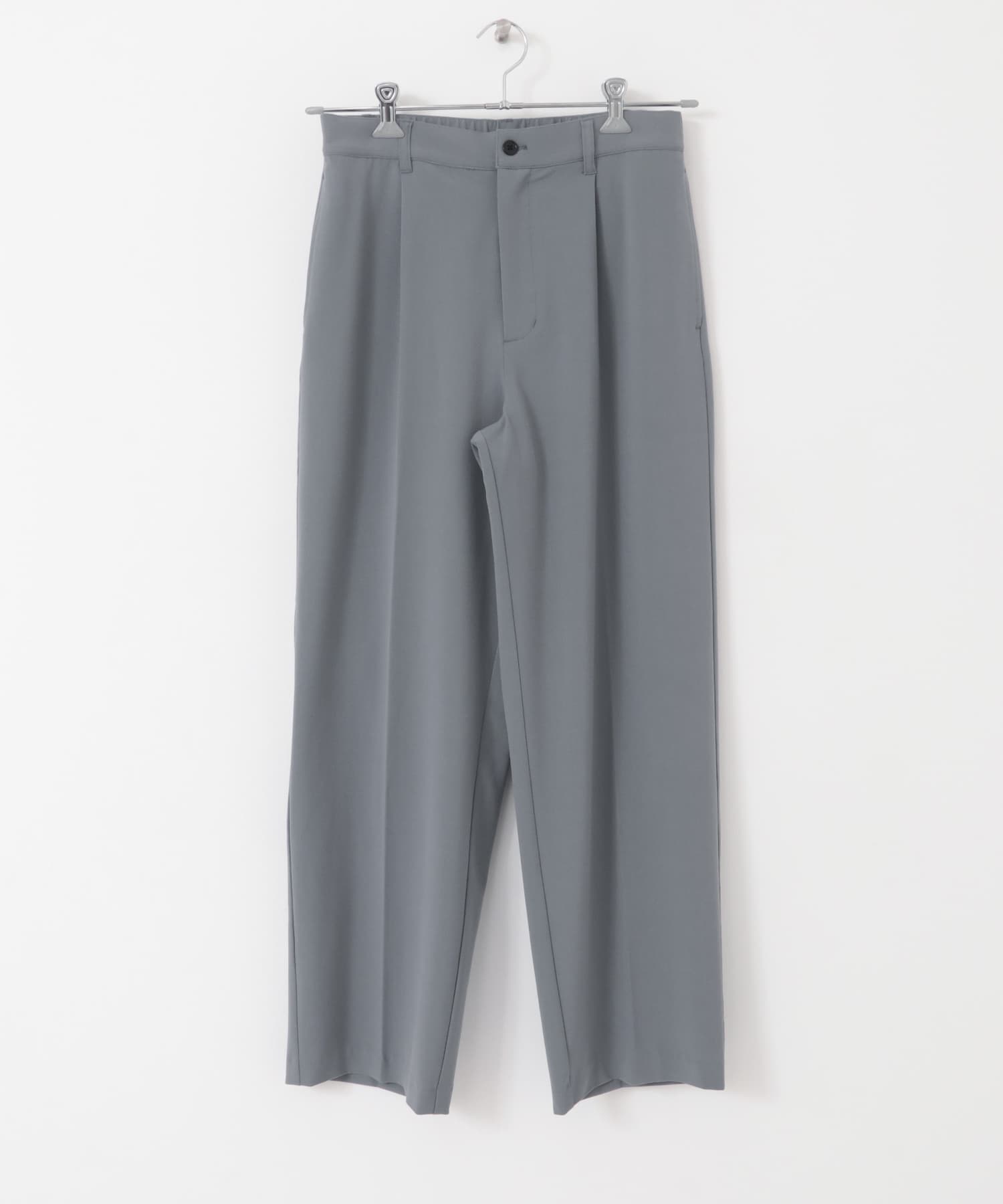 『セットアップ対応』ウォッシャブル×クールタッチTRストレートパンツ GRY M