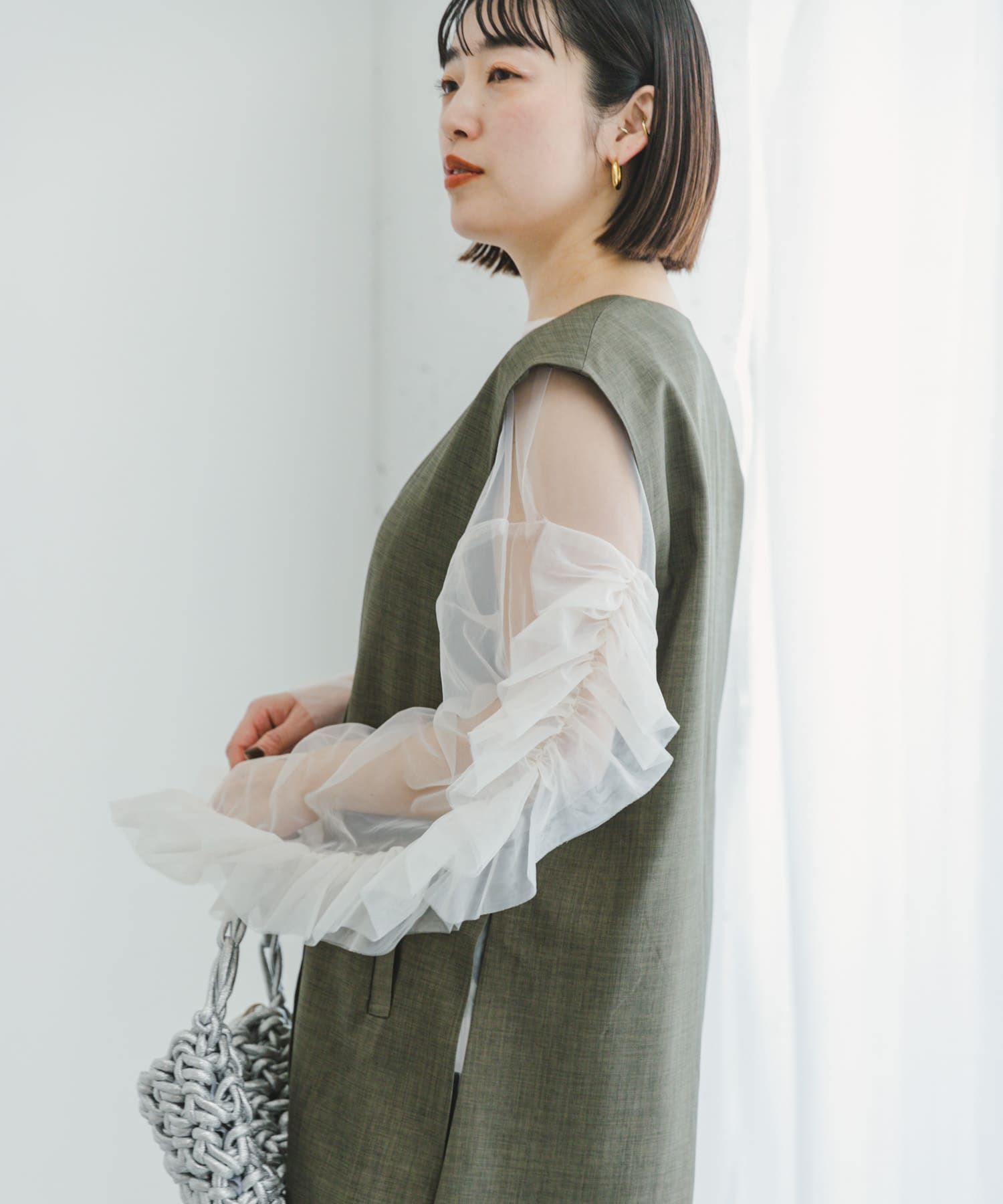 身長：158cm サイズ：FREE