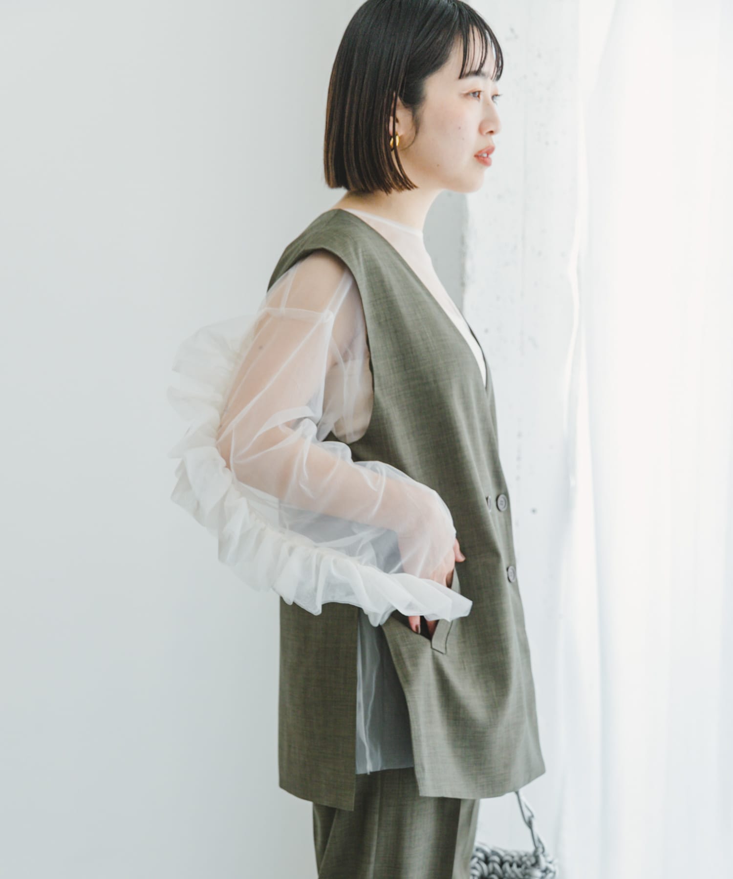 身長：158cm サイズ：FREE
