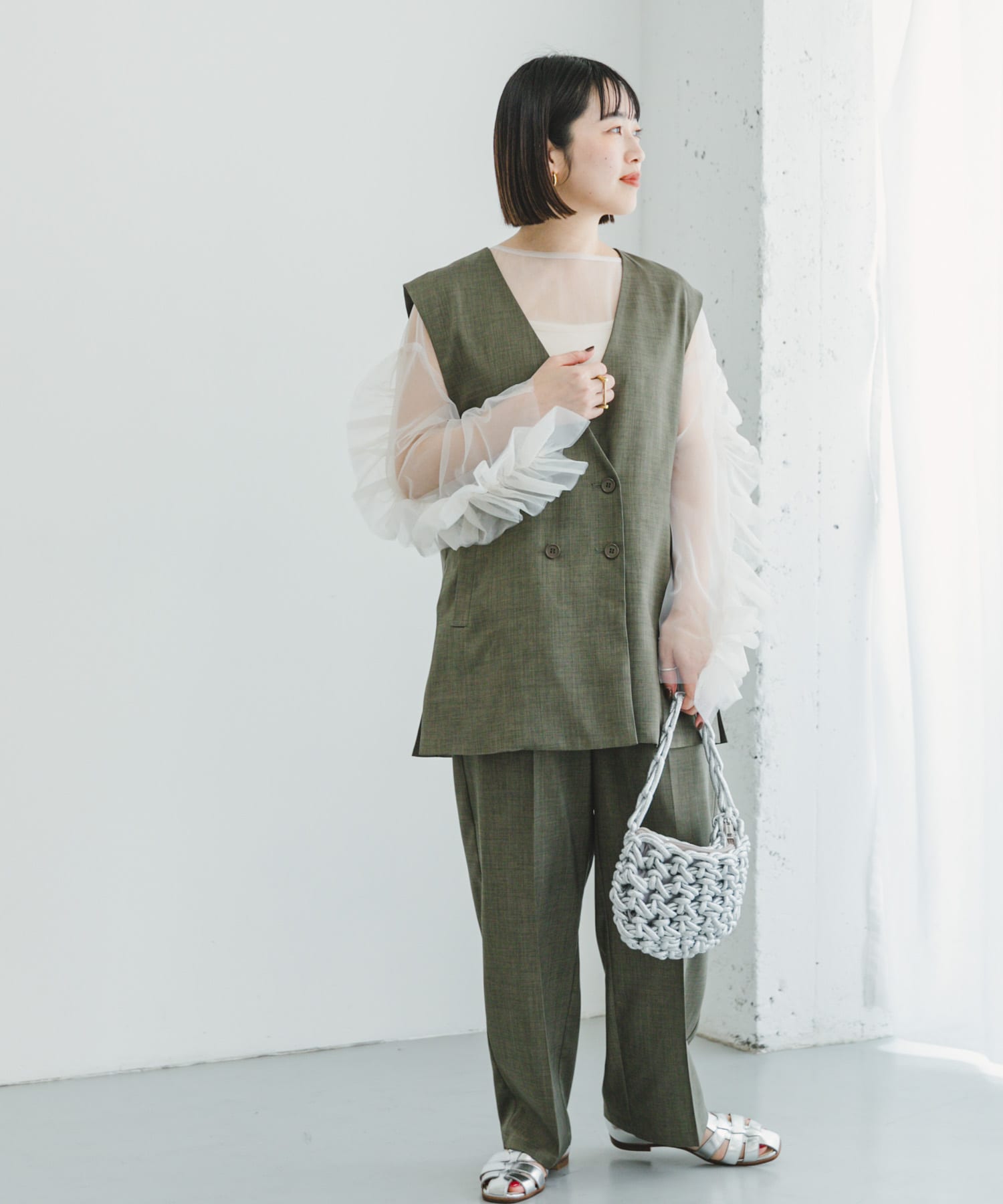 身長：158cm サイズ：FREE