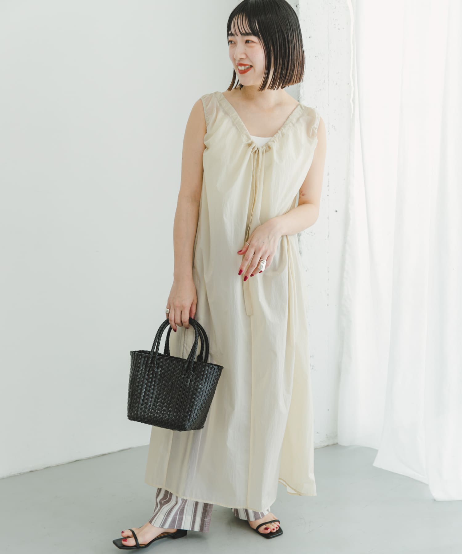 身長：158cm サイズ：FREE