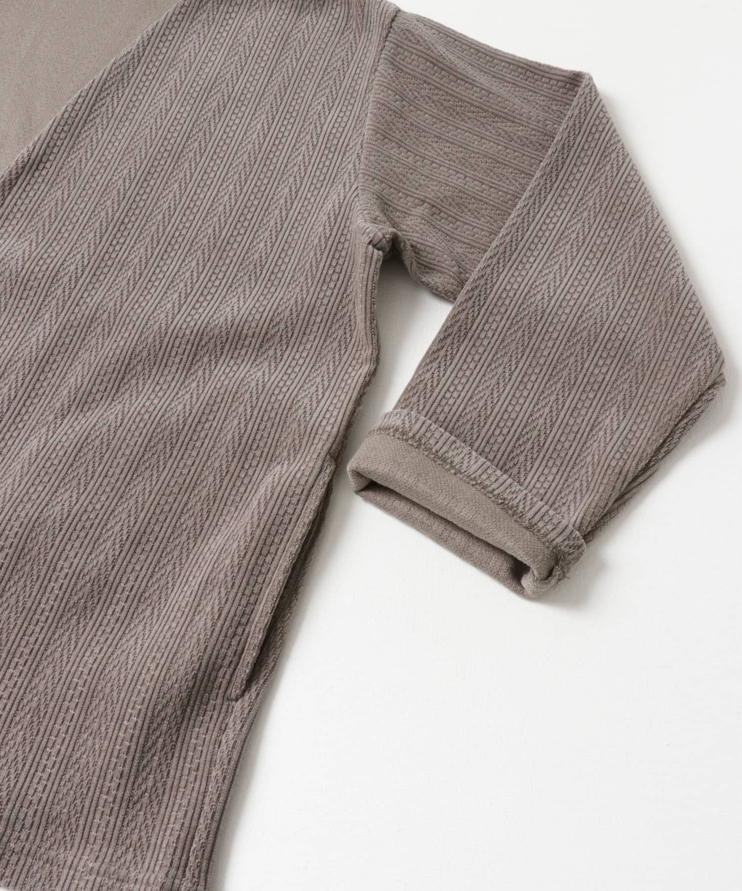 JQ起毛カットソー カーディガン GRY M