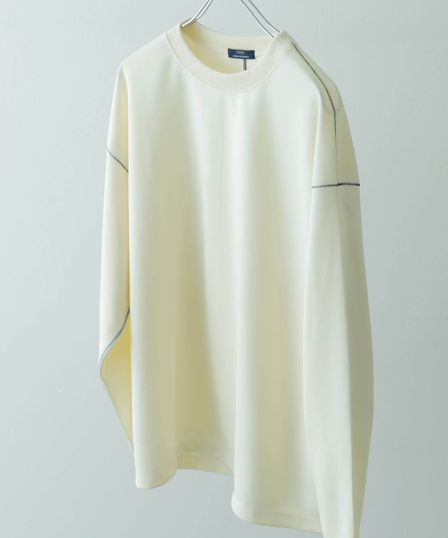 ソフトダンボール カラーステッチ カットソー IVO M