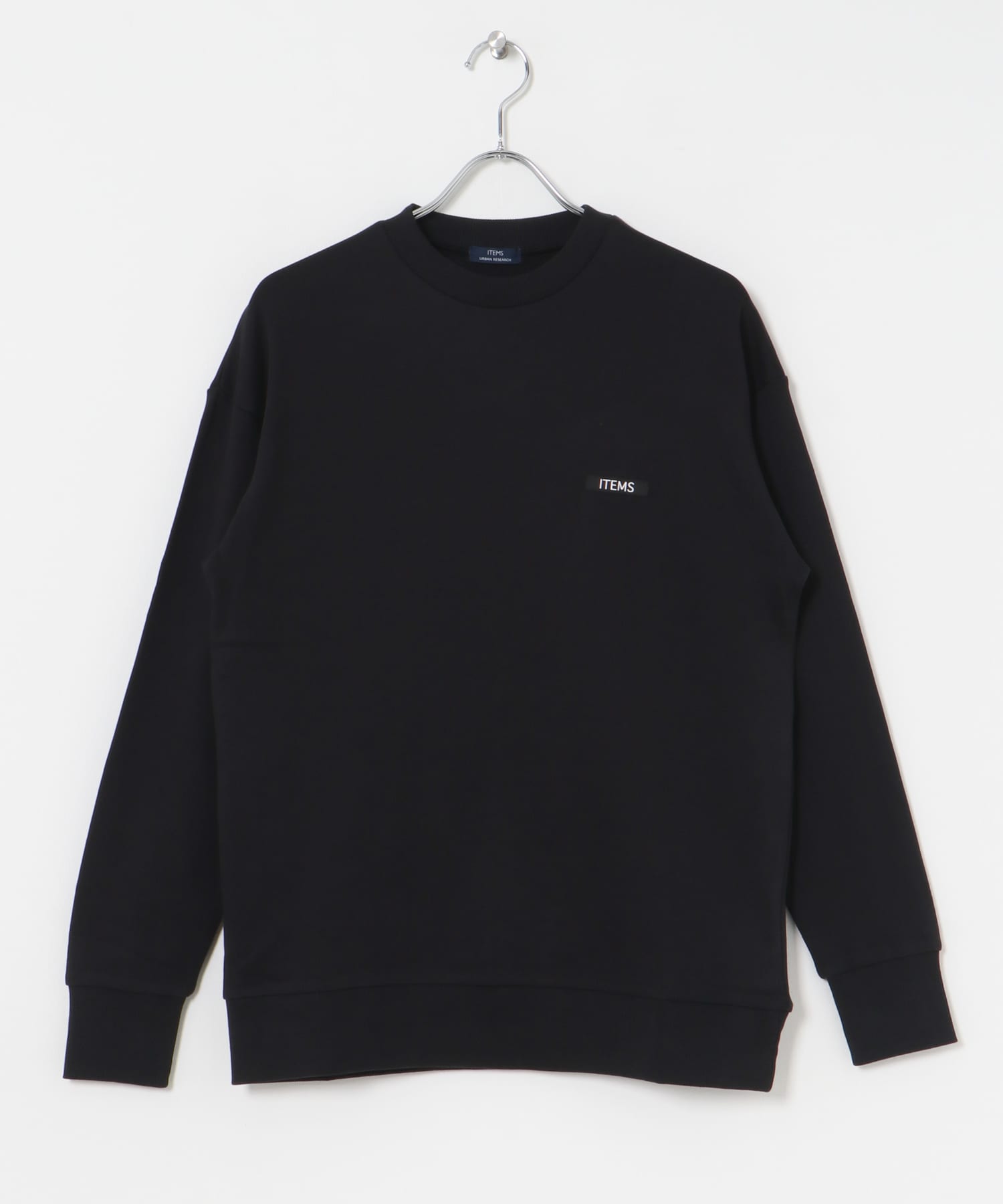 『XLサイズあり』シリコーンワッペン スウェット トップス BLK M