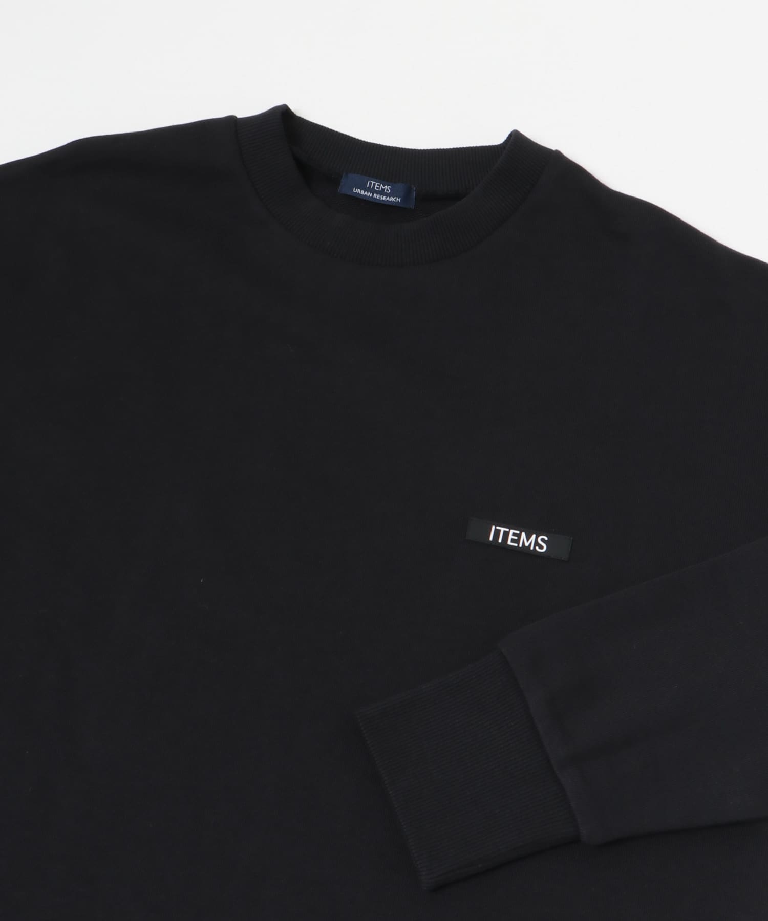 『XLサイズあり』シリコーンワッペン スウェット トップス BLK M