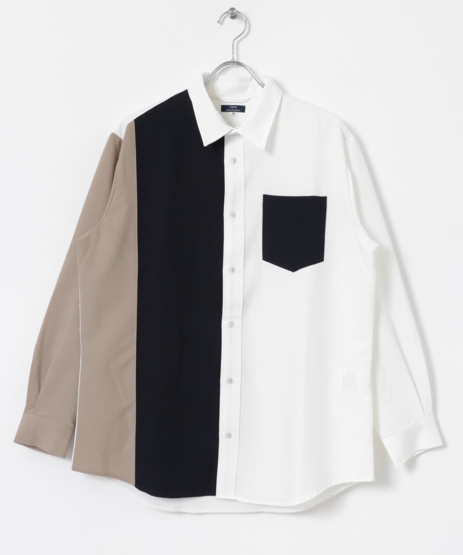 Vertical Switch 長袖シャツ WHT M