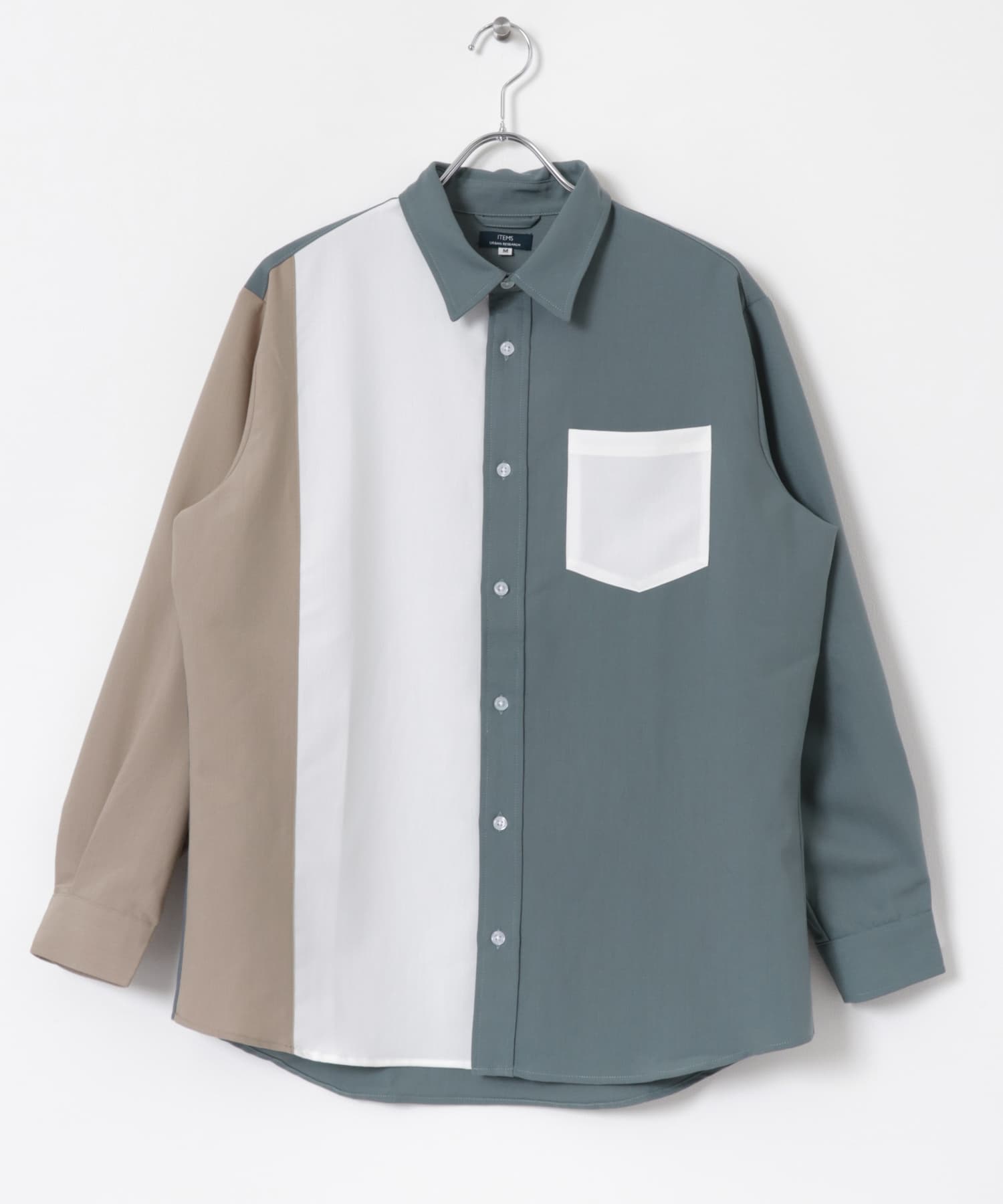 Vertical Switch 長袖シャツ GRY M