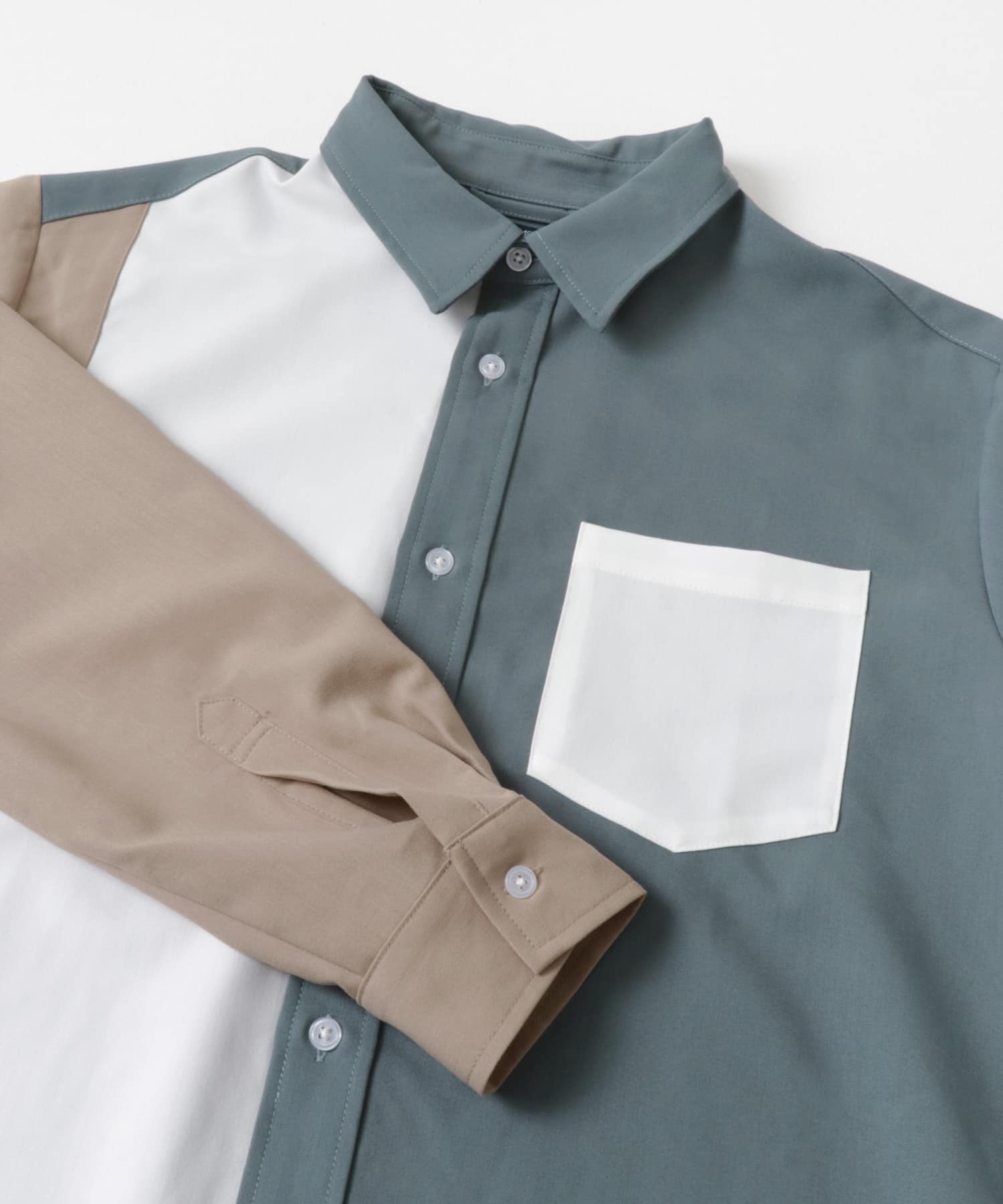 Vertical Switch 長袖シャツ GRY M