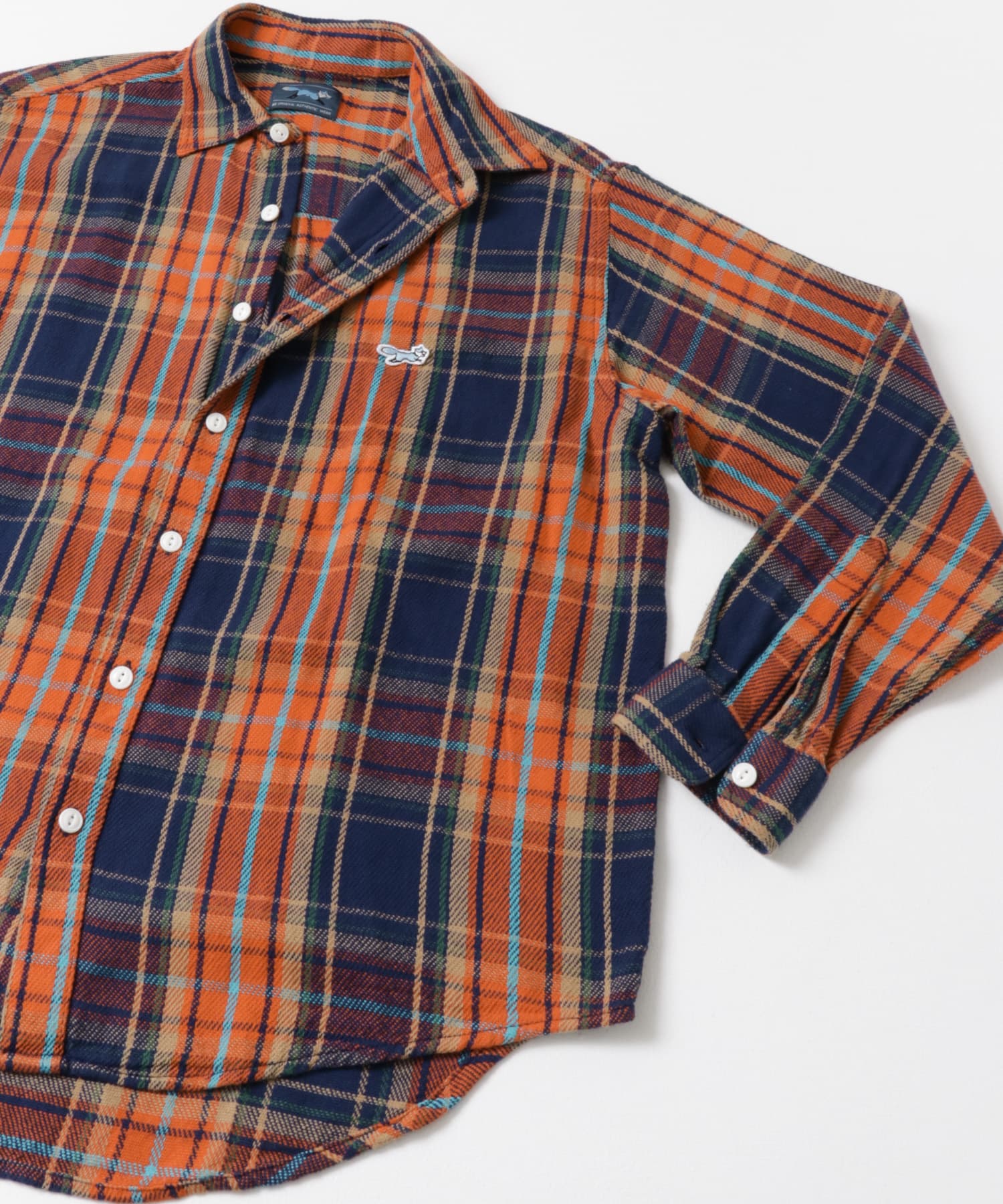 FOX Youth ワンポイント チェックシャツ CHECK C M