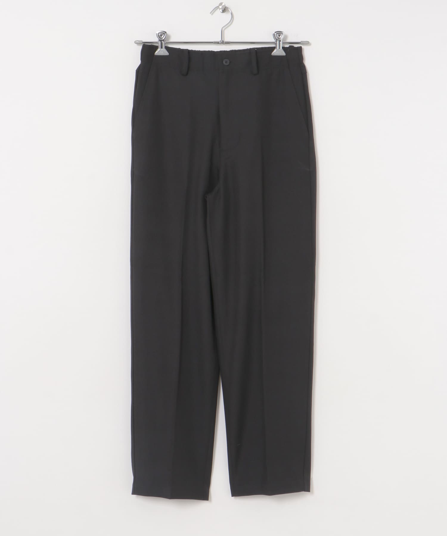 ストレッチツイル テーパードパンツ BLK M