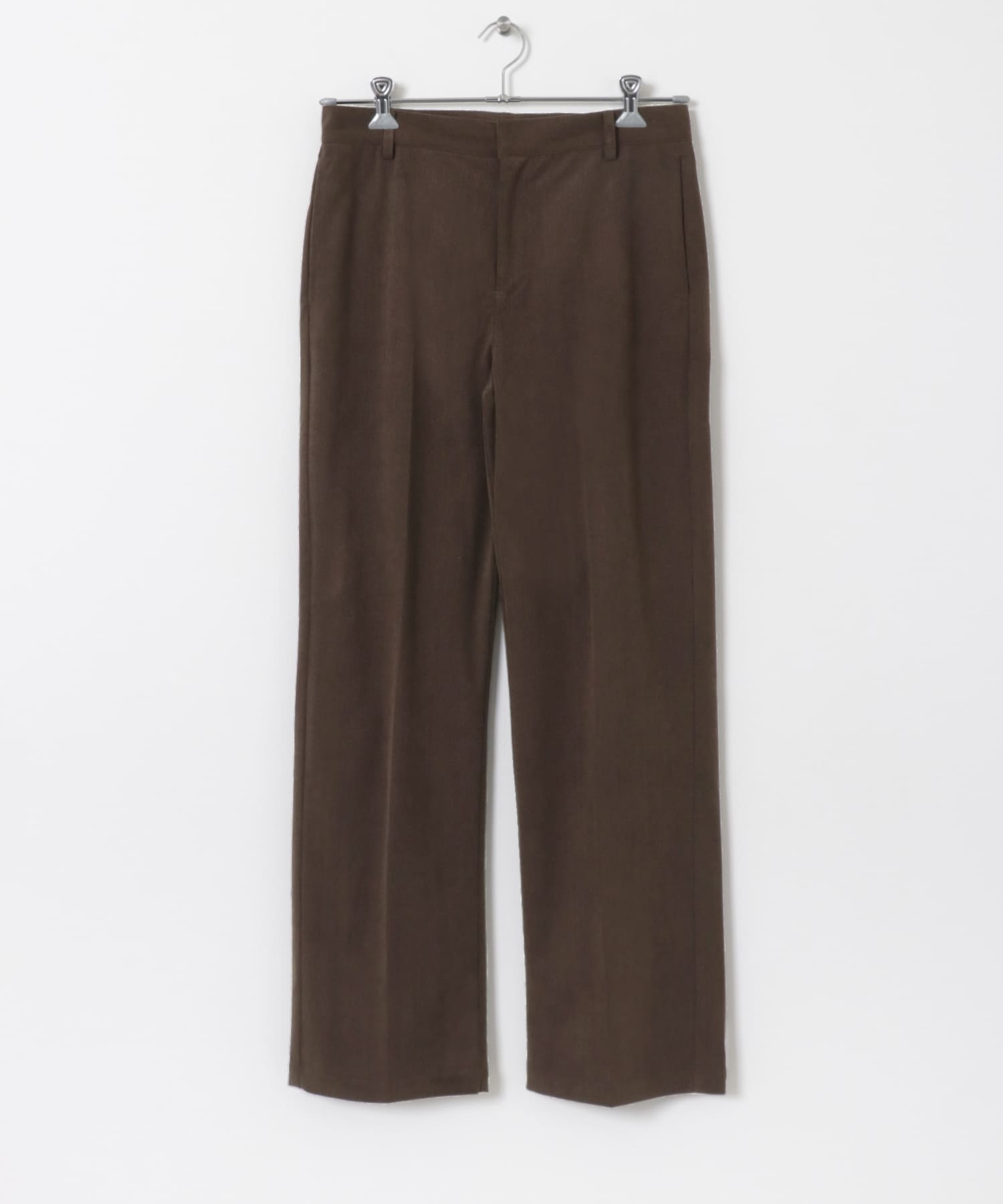 コーデュロイ ストレートパンツ BRN M