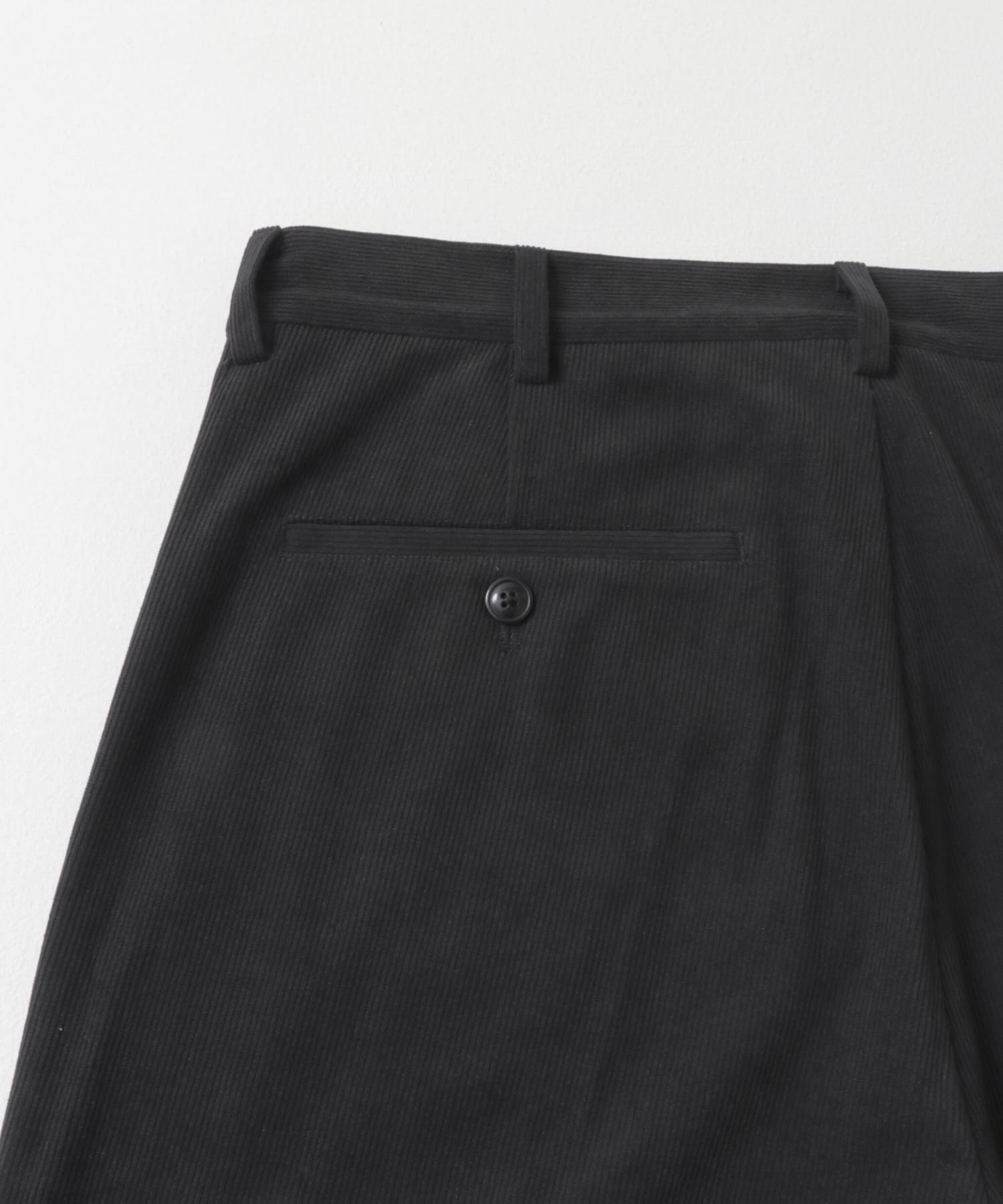 コーデュロイ ストレートパンツ BLK M