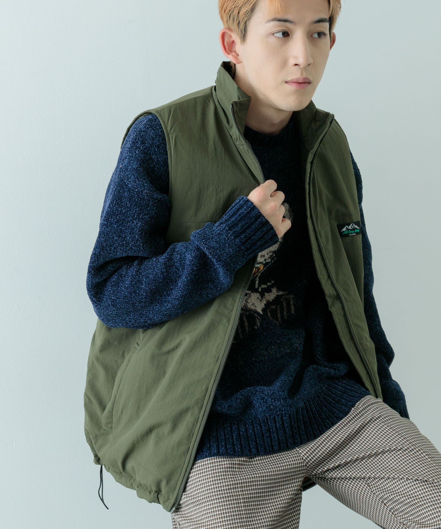 身長：180cm サイズ：XL