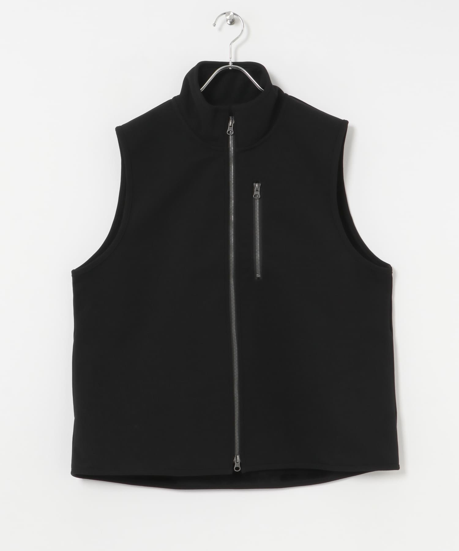 WINDPROOF 裏フリースボンディング ベスト BLK M