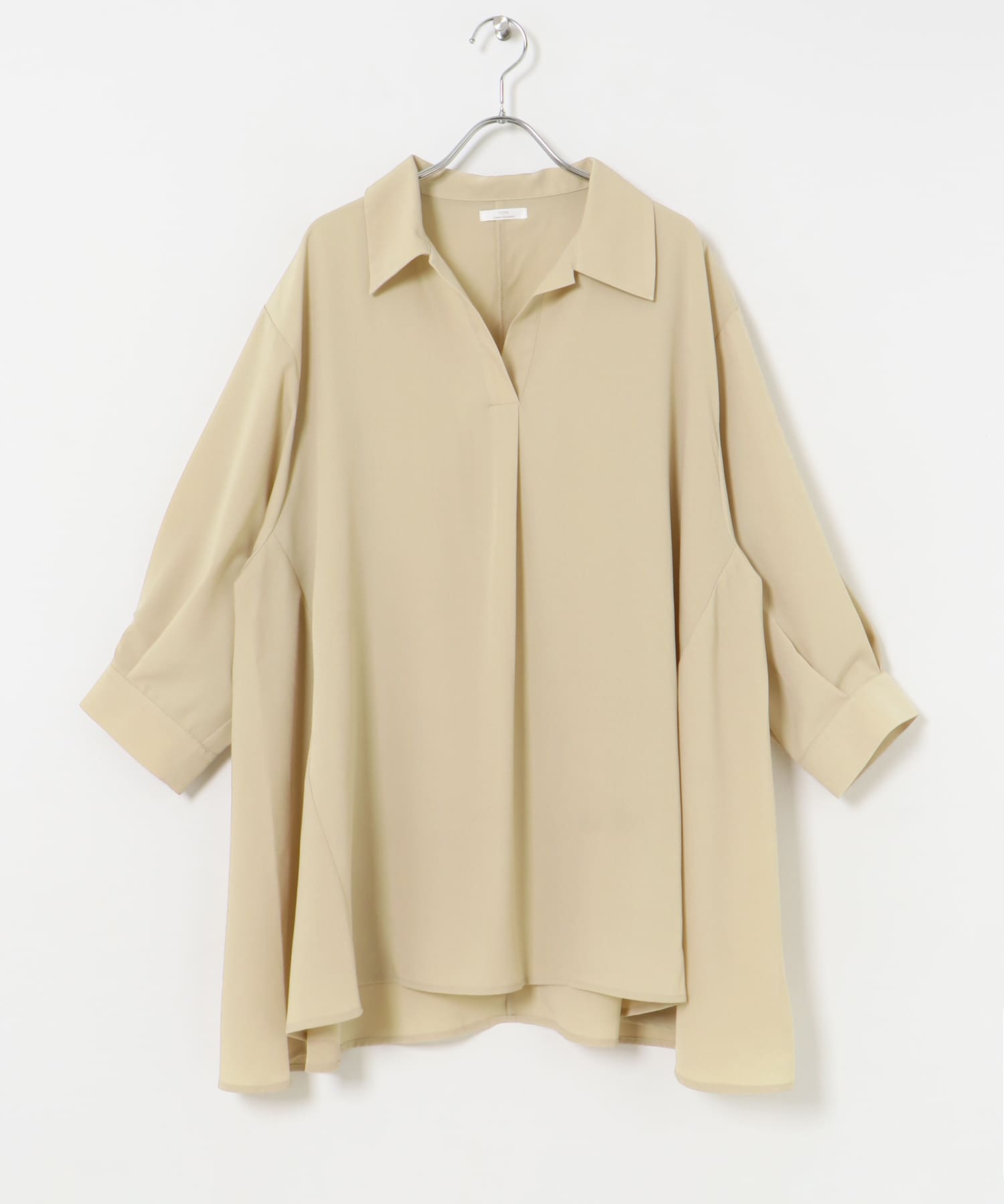 スキッパーチュニック L.BEIGE FREE