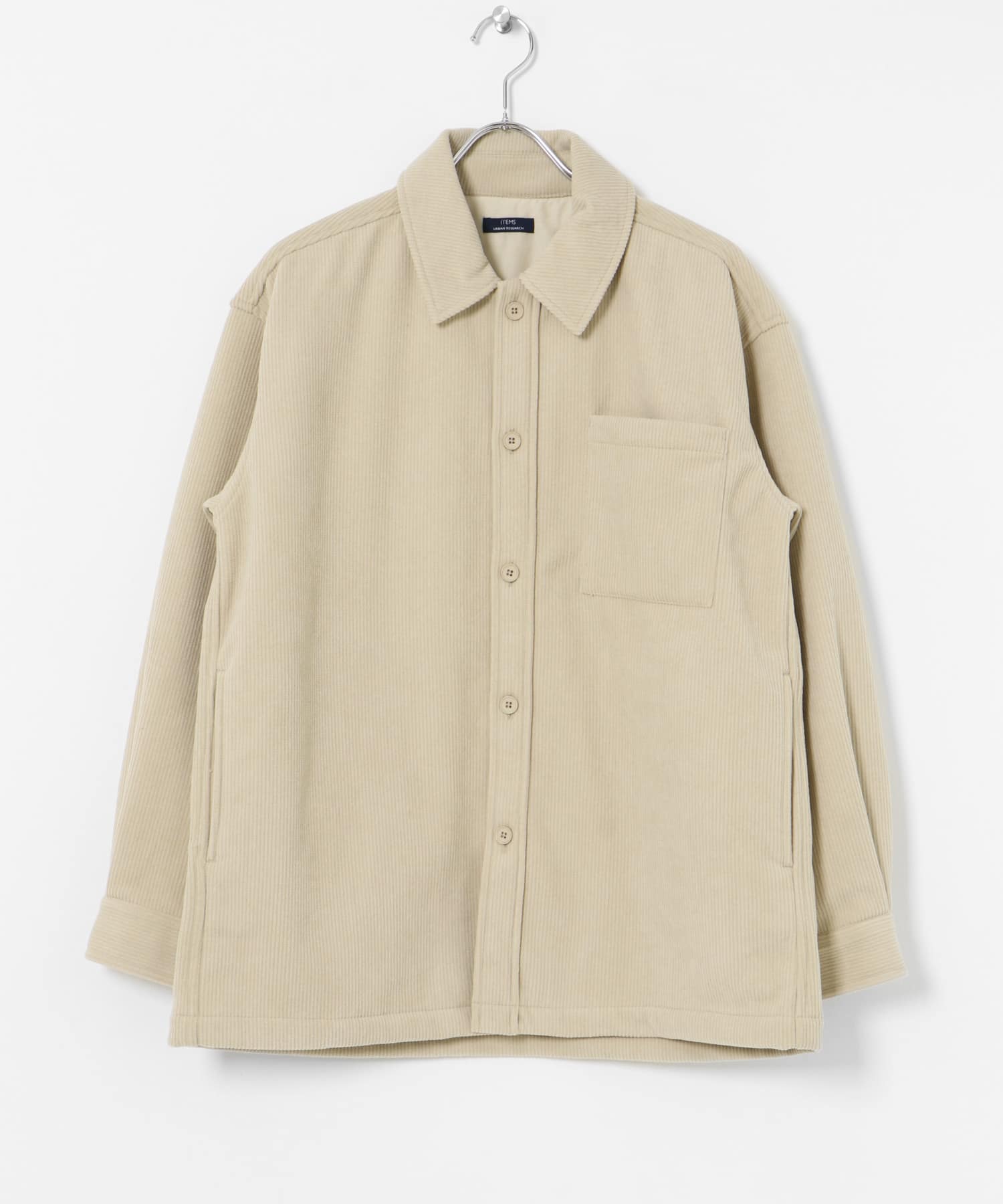 裏フリースボンディングコーデュロイジャケット L.BEIGE M