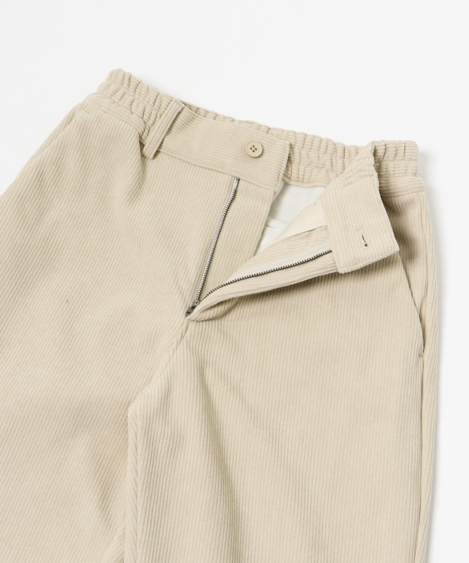 裏フリース ボンディングコーデュロイパンツ L.BEIGE S