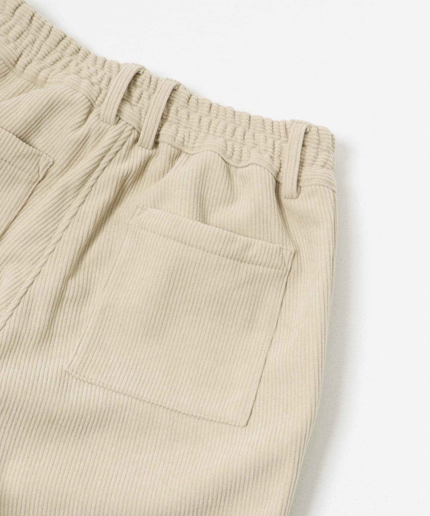 裏フリース ボンディングコーデュロイパンツ L.BEIGE S