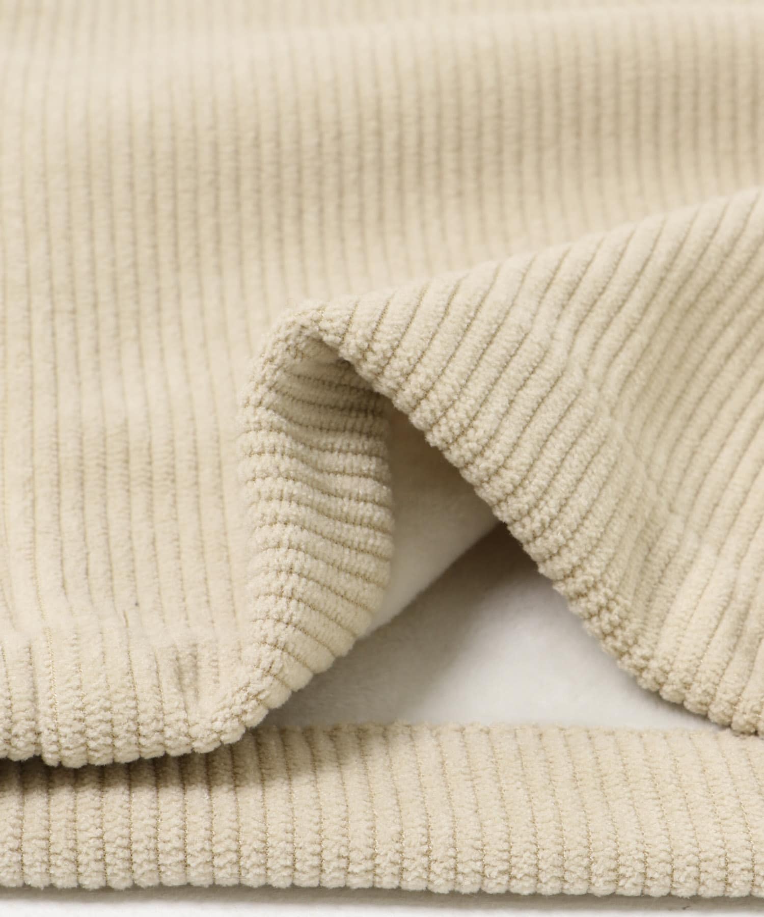 裏フリース ボンディングコーデュロイパンツ L.BEIGE S