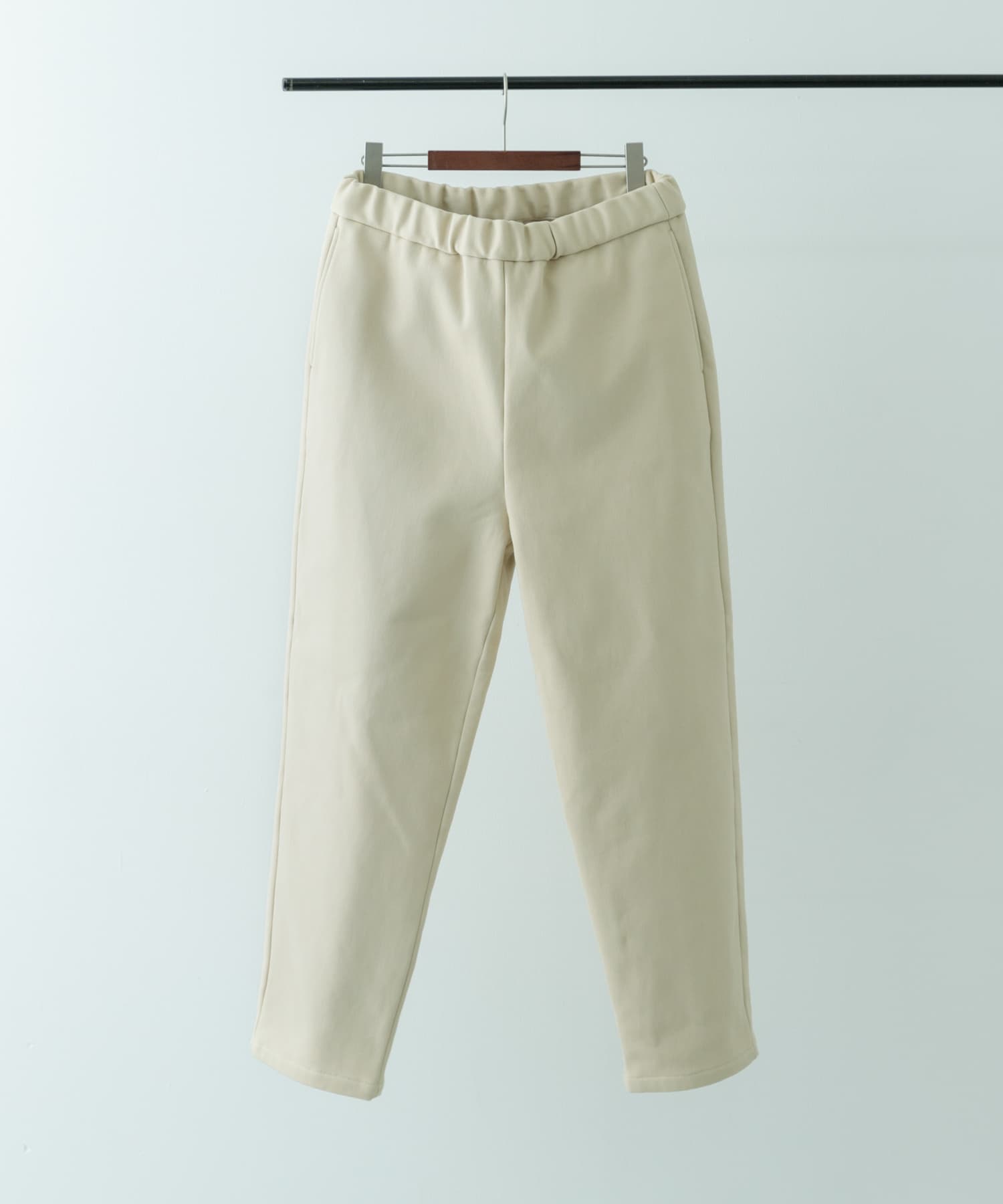 裏フリース リラックスチノパンツ L.BEIGE M