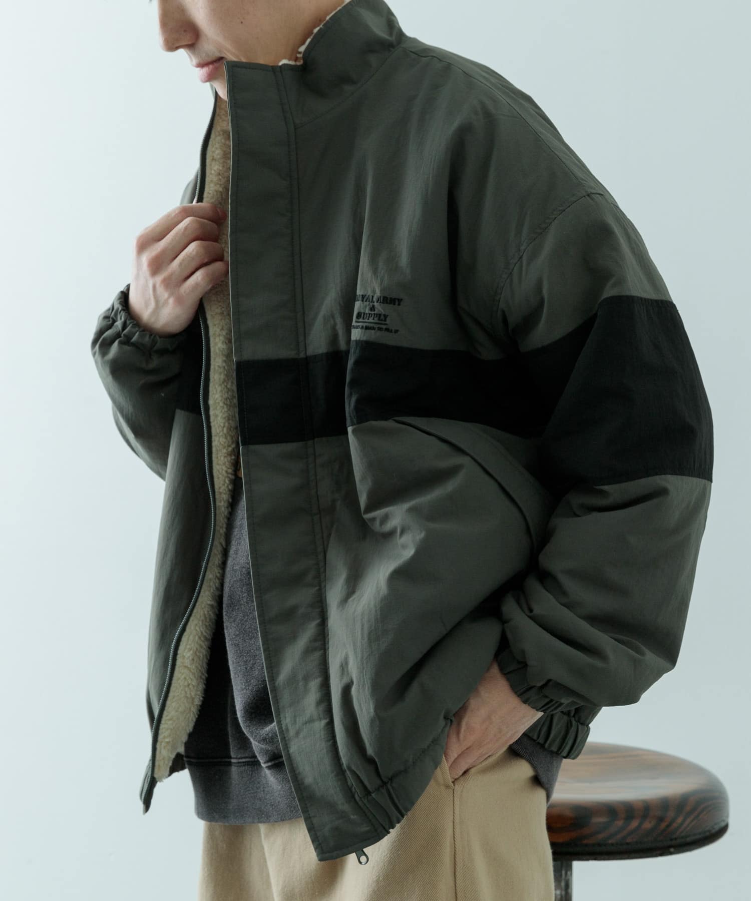 ZIP UP フーディー ダック ジャケット(M BLK): アウター｜URBAN