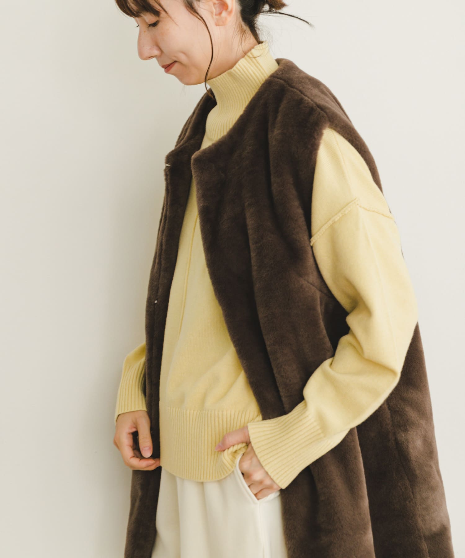 OUTER：IT47-27A017/フェイクファージレ