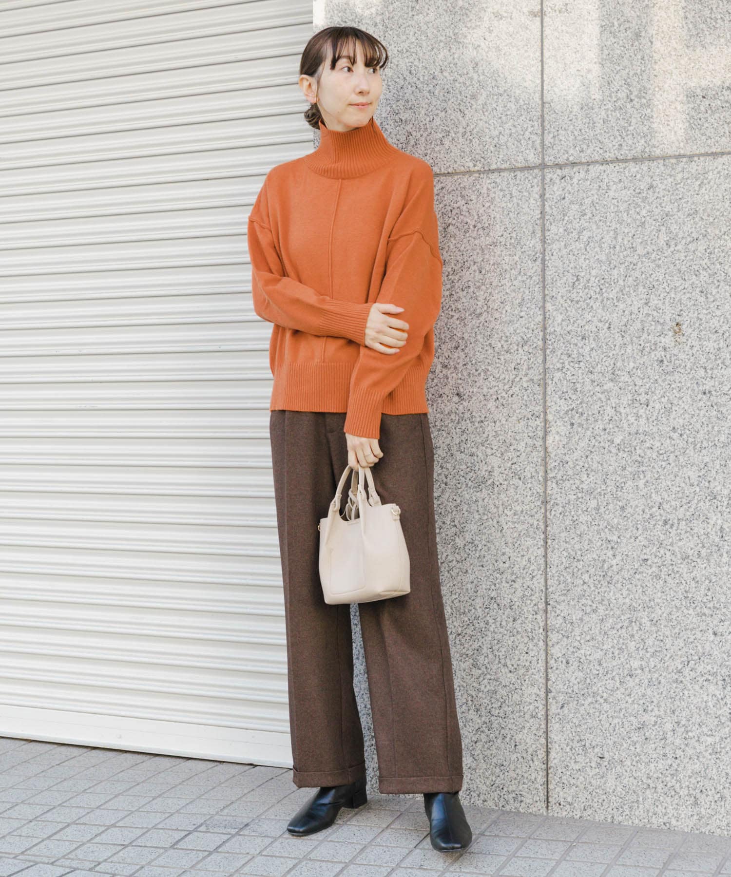 PANTS:IT47-24A007/ベルト付きパンツ