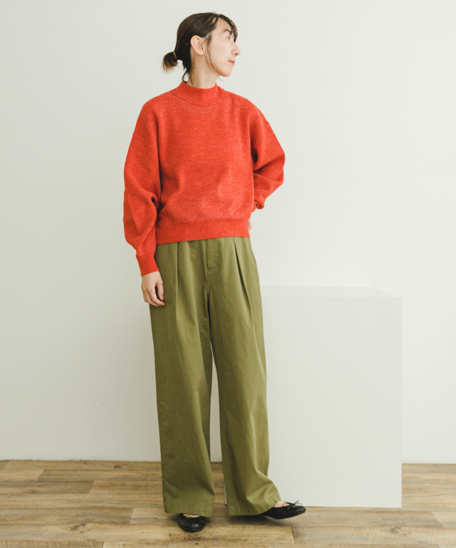 【新品未使用 アルチビオ】22SS新作 切り替えプルオーバー38号 プチハイアゼアミニットプルオーバー(FREE RED): トップス｜URBAN