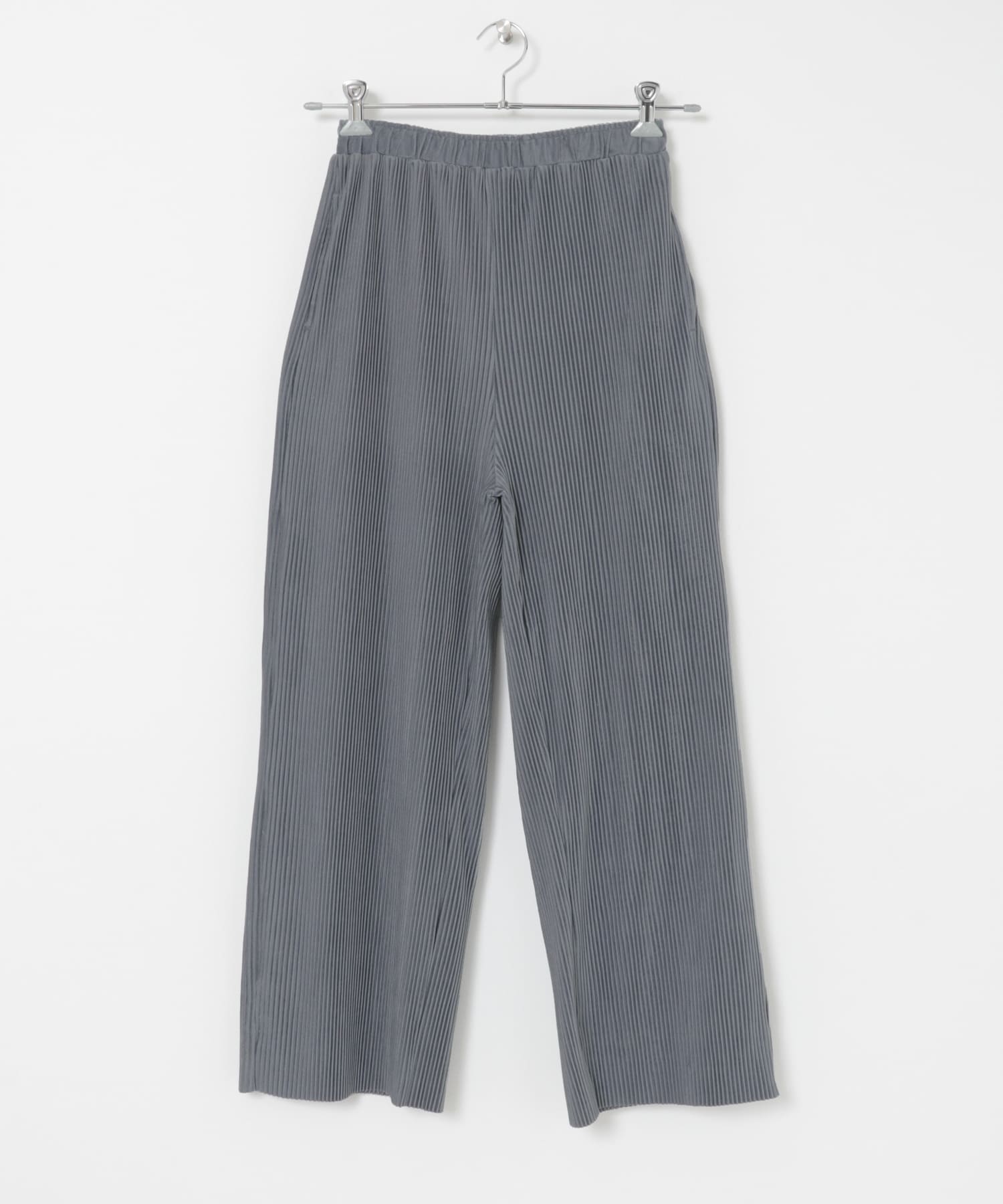 プリーツシャーリングパンツ GRY FREE